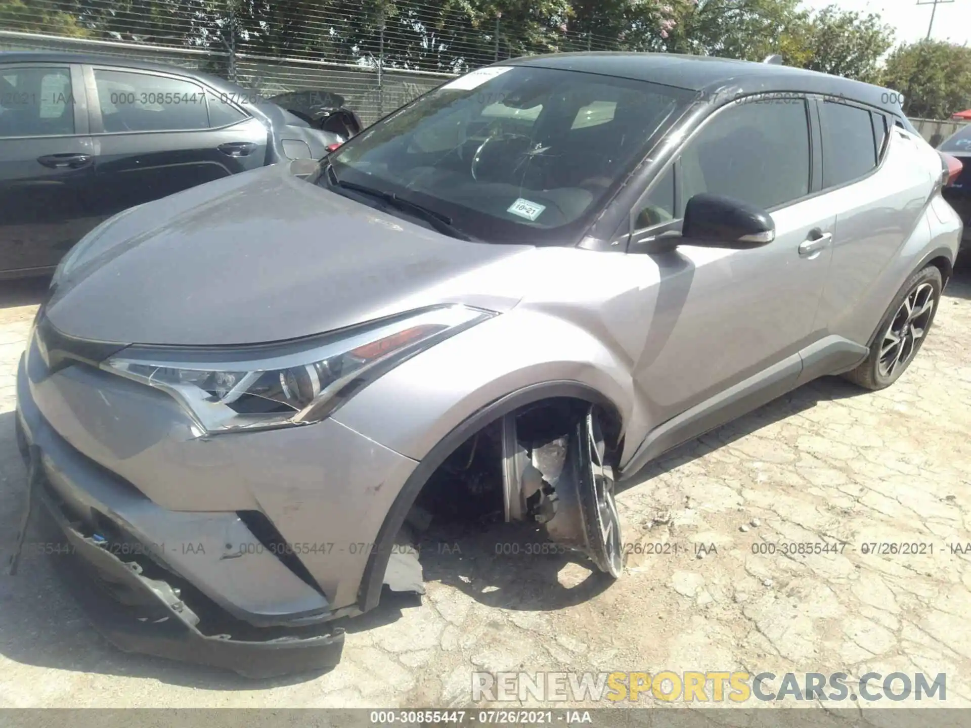 6 Photograph of a damaged car JTNKHMBX6K1017414 TOYOTA C-HR 2019