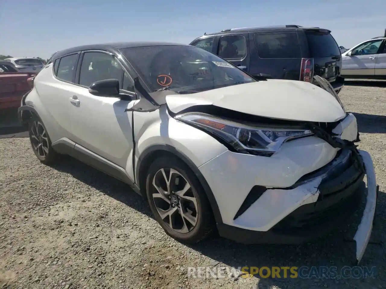 1 Photograph of a damaged car JTNKHMBX6K1017431 TOYOTA C-HR 2019