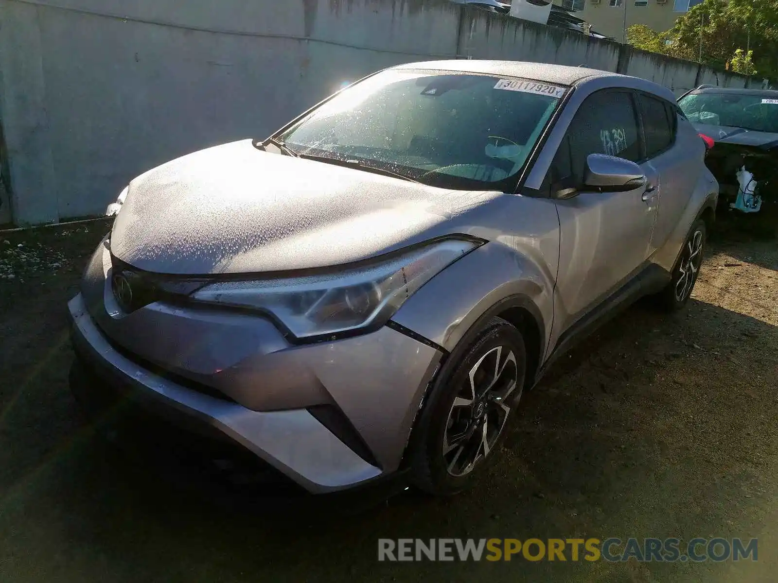 2 Photograph of a damaged car JTNKHMBX6K1018031 TOYOTA C-HR 2019