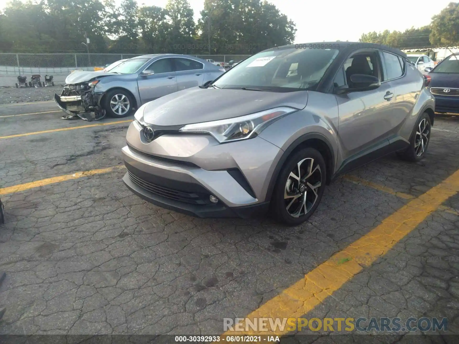 2 Photograph of a damaged car JTNKHMBX6K1019146 TOYOTA C-HR 2019