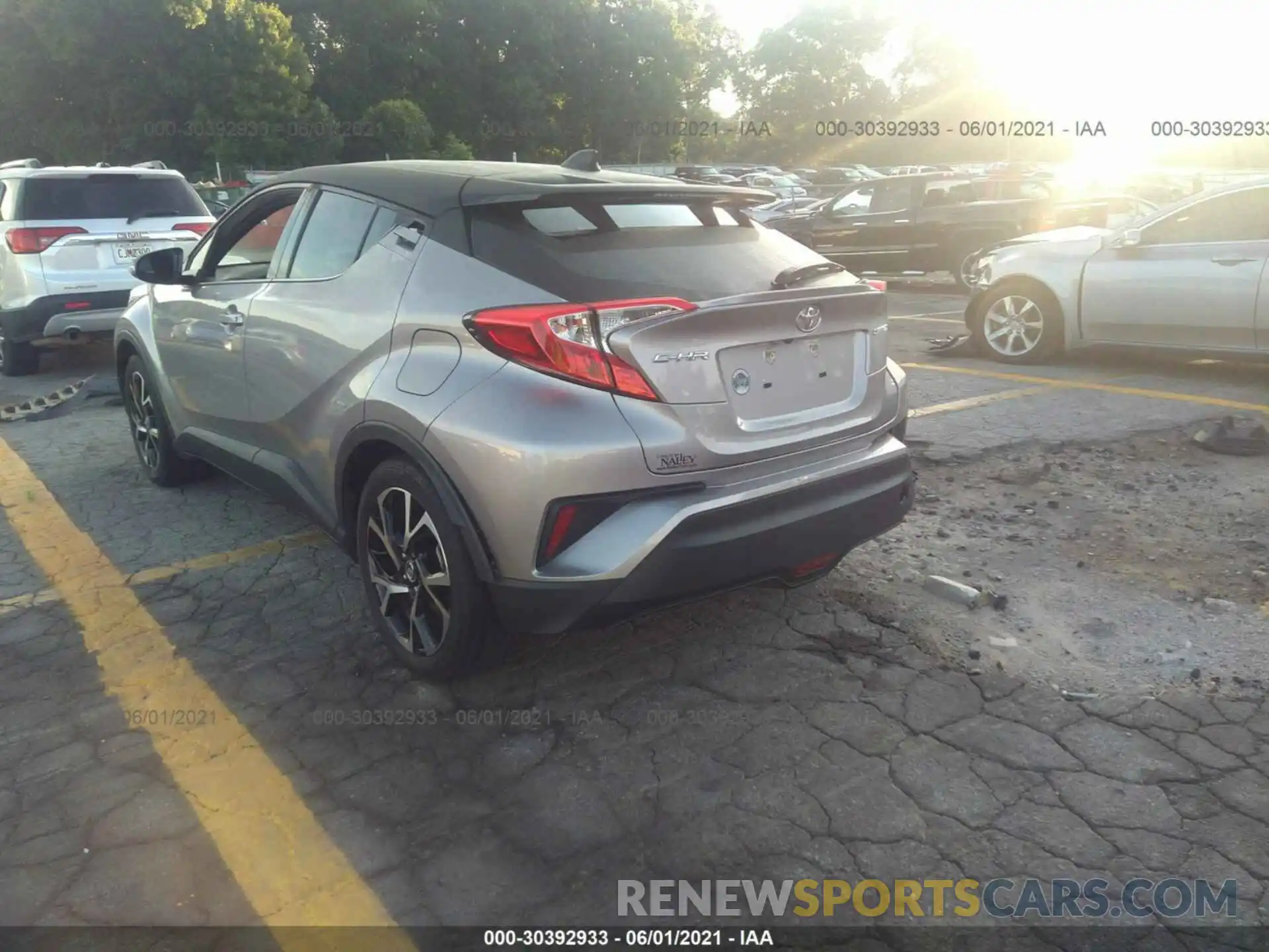 3 Photograph of a damaged car JTNKHMBX6K1019146 TOYOTA C-HR 2019