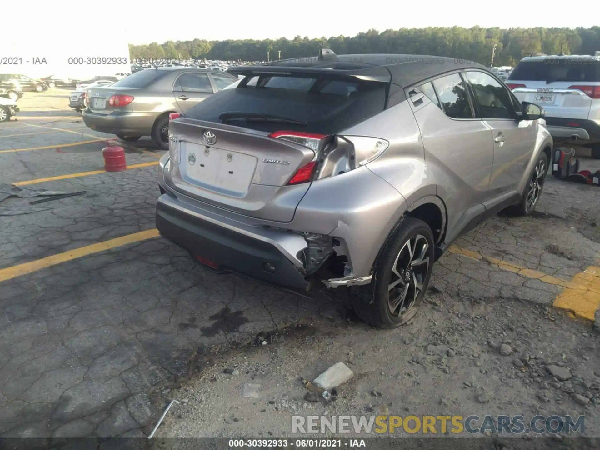 4 Photograph of a damaged car JTNKHMBX6K1019146 TOYOTA C-HR 2019