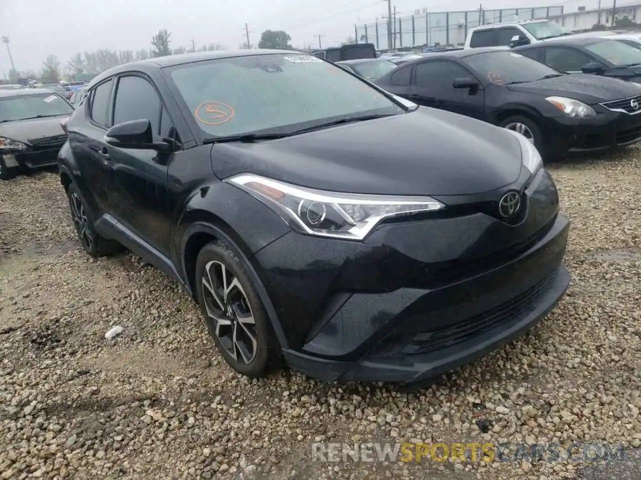 1 Photograph of a damaged car JTNKHMBX6K1019423 TOYOTA C-HR 2019