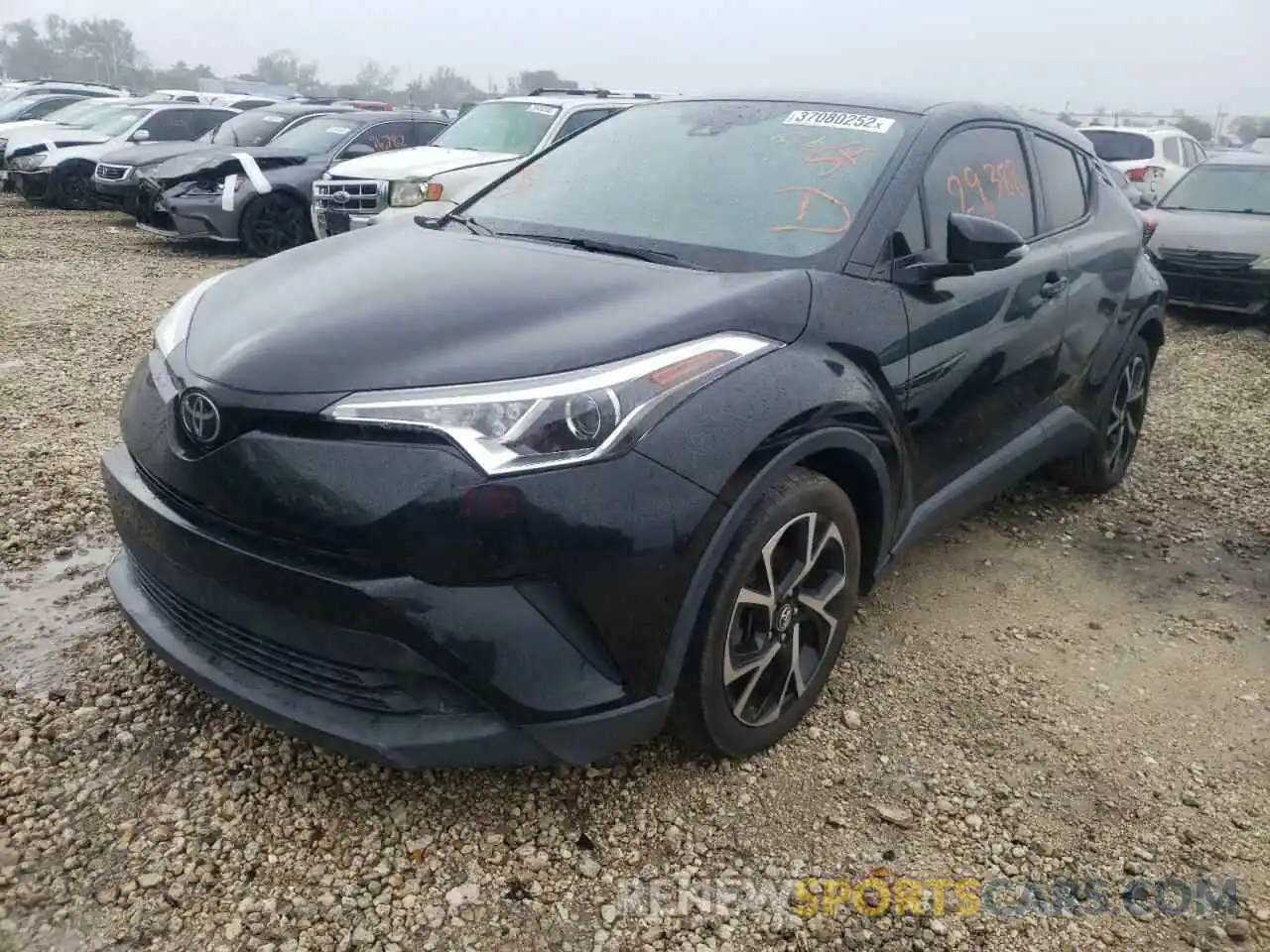 2 Фотография поврежденного автомобиля JTNKHMBX6K1019423 TOYOTA C-HR 2019