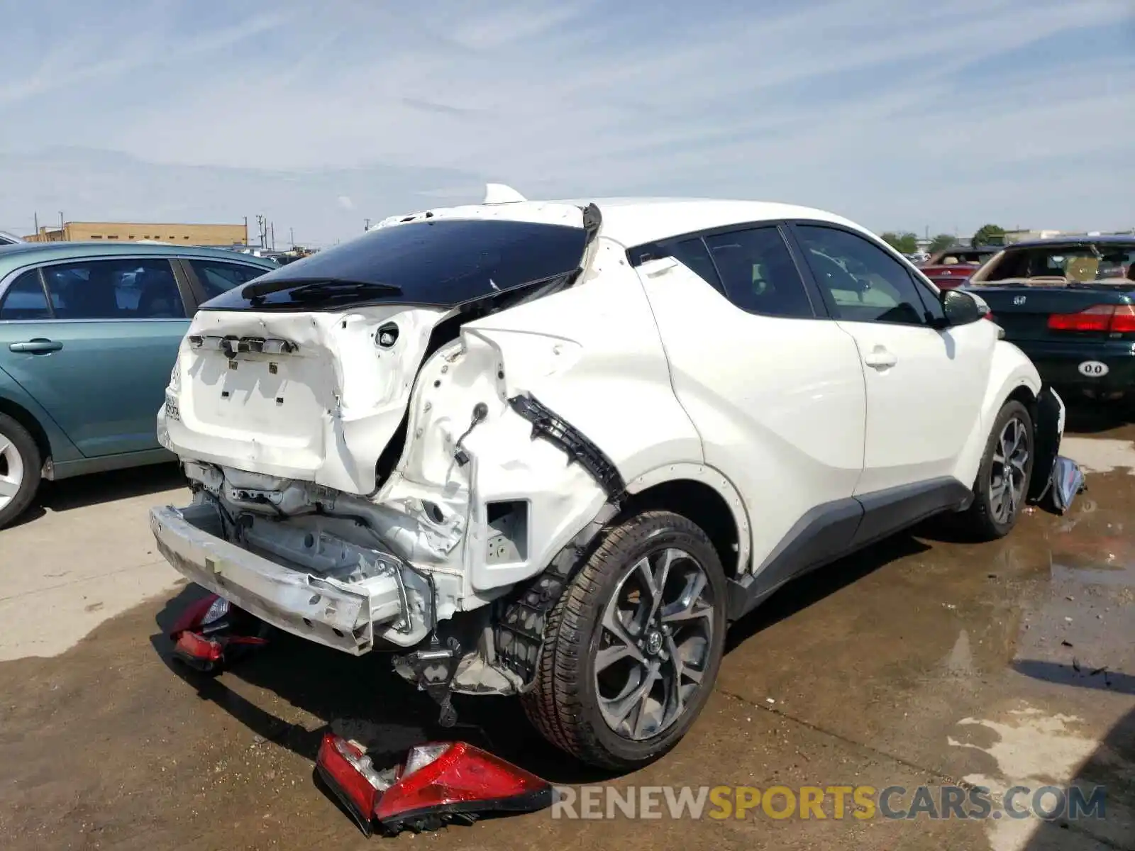 4 Photograph of a damaged car JTNKHMBX6K1019518 TOYOTA C-HR 2019