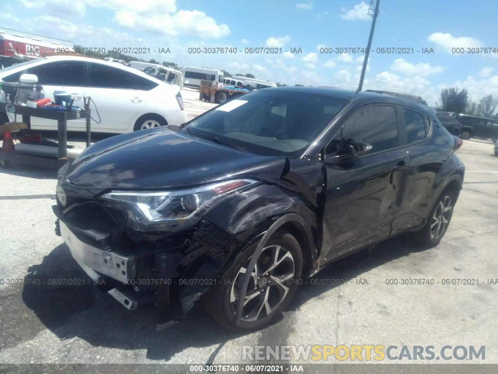 2 Photograph of a damaged car JTNKHMBX6K1019700 TOYOTA C-HR 2019