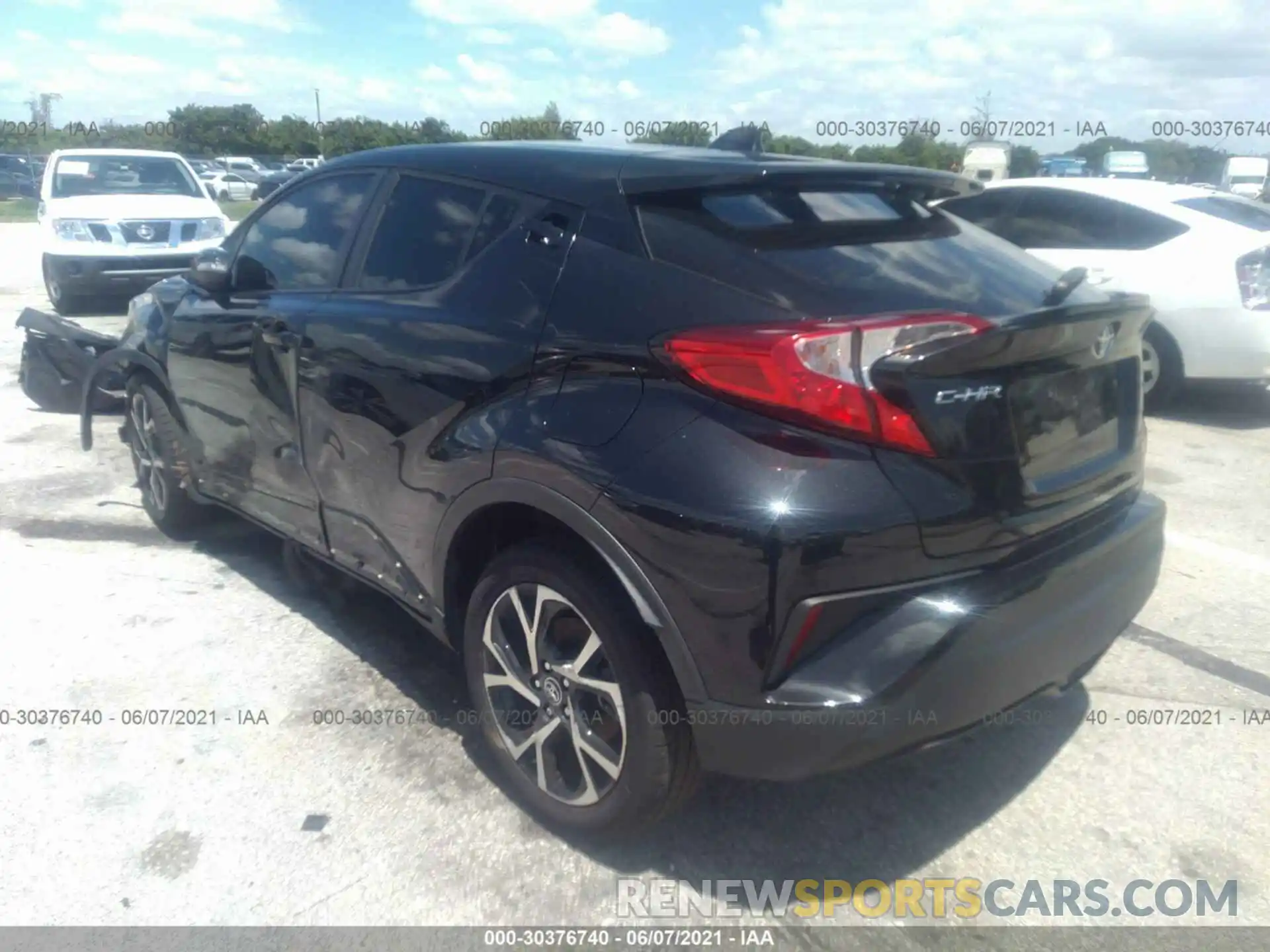 3 Photograph of a damaged car JTNKHMBX6K1019700 TOYOTA C-HR 2019