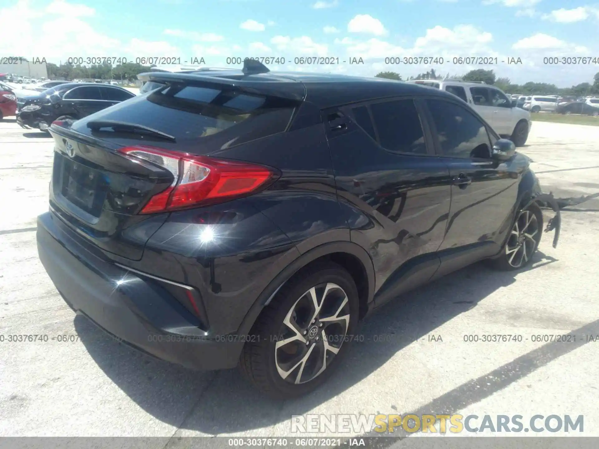 4 Photograph of a damaged car JTNKHMBX6K1019700 TOYOTA C-HR 2019