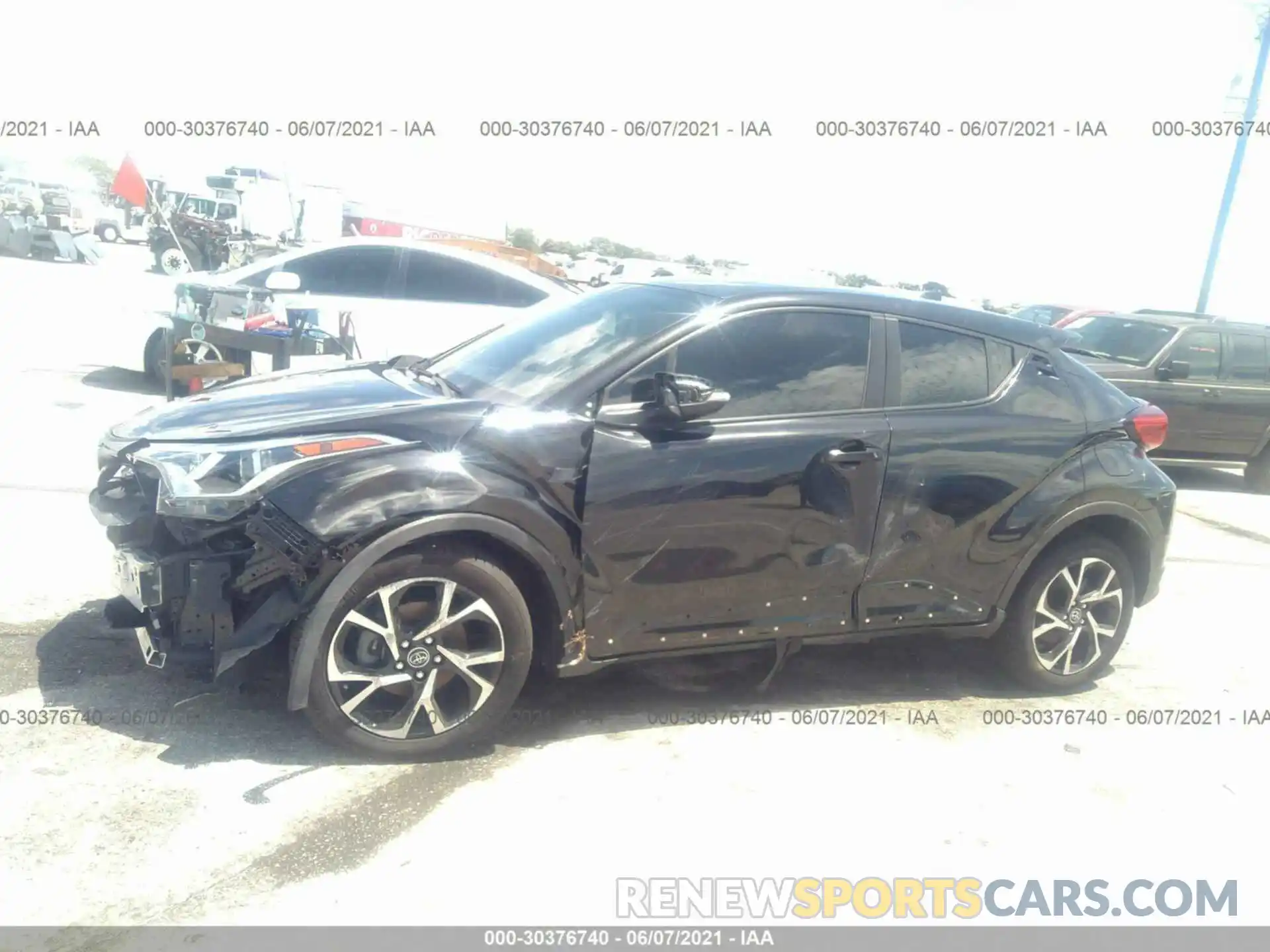 6 Photograph of a damaged car JTNKHMBX6K1019700 TOYOTA C-HR 2019