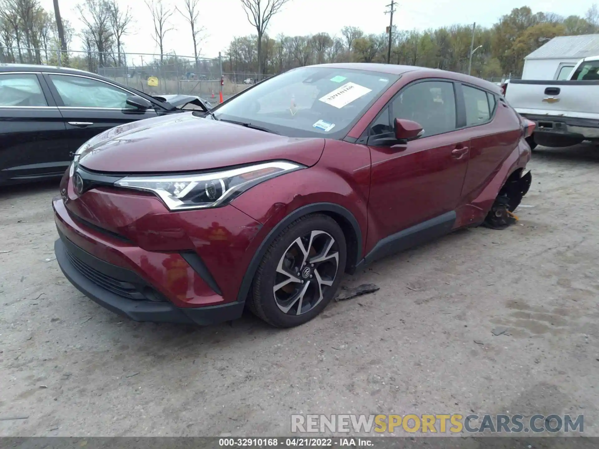 2 Photograph of a damaged car JTNKHMBX6K1019714 TOYOTA C-HR 2019