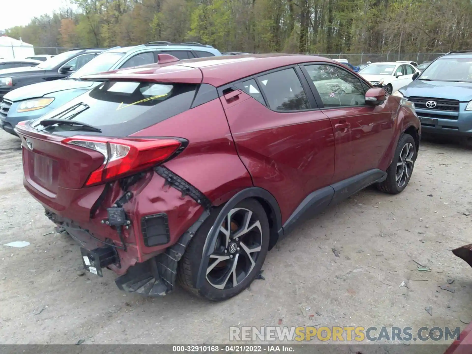 4 Photograph of a damaged car JTNKHMBX6K1019714 TOYOTA C-HR 2019