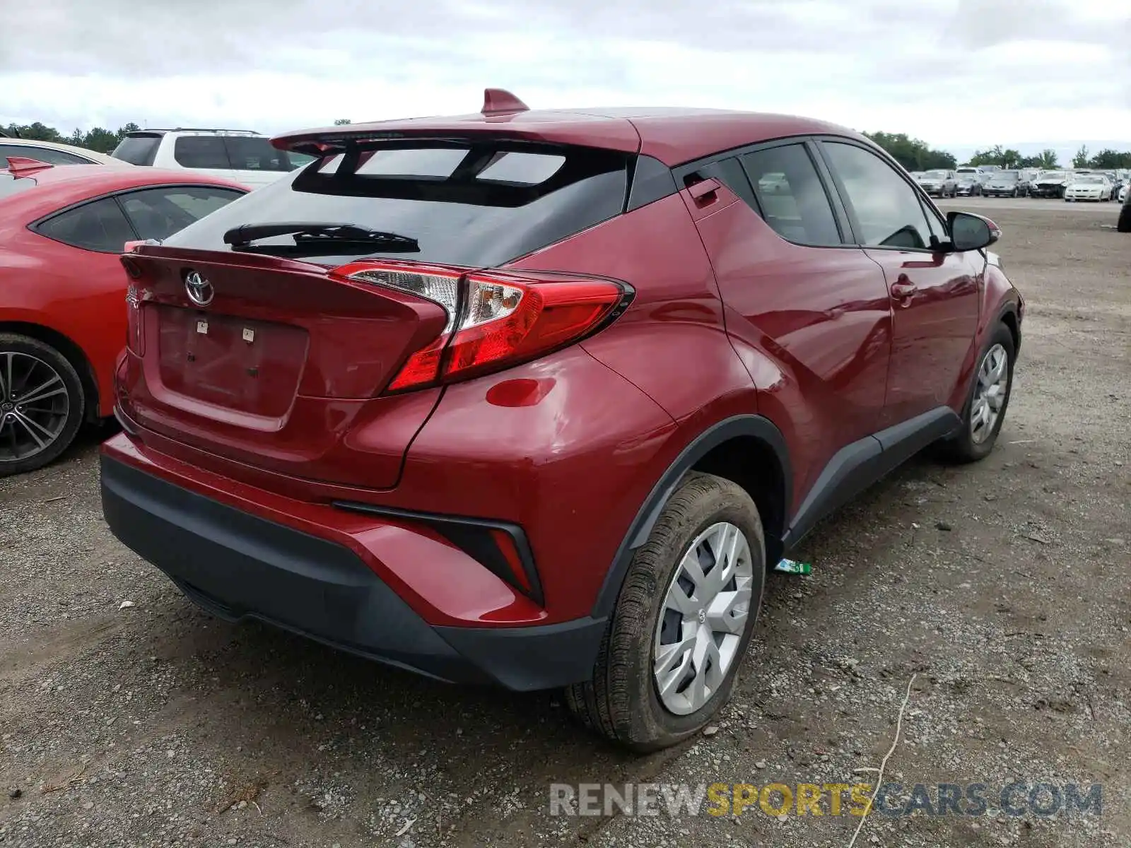 4 Фотография поврежденного автомобиля JTNKHMBX6K1020345 TOYOTA C-HR 2019