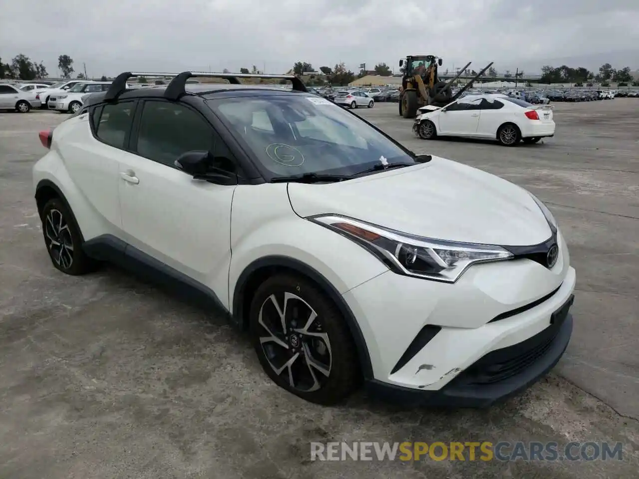 1 Photograph of a damaged car JTNKHMBX6K1020989 TOYOTA C-HR 2019