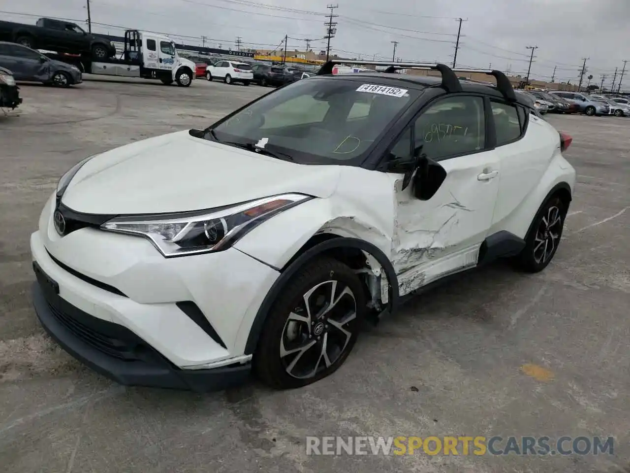 2 Фотография поврежденного автомобиля JTNKHMBX6K1020989 TOYOTA C-HR 2019