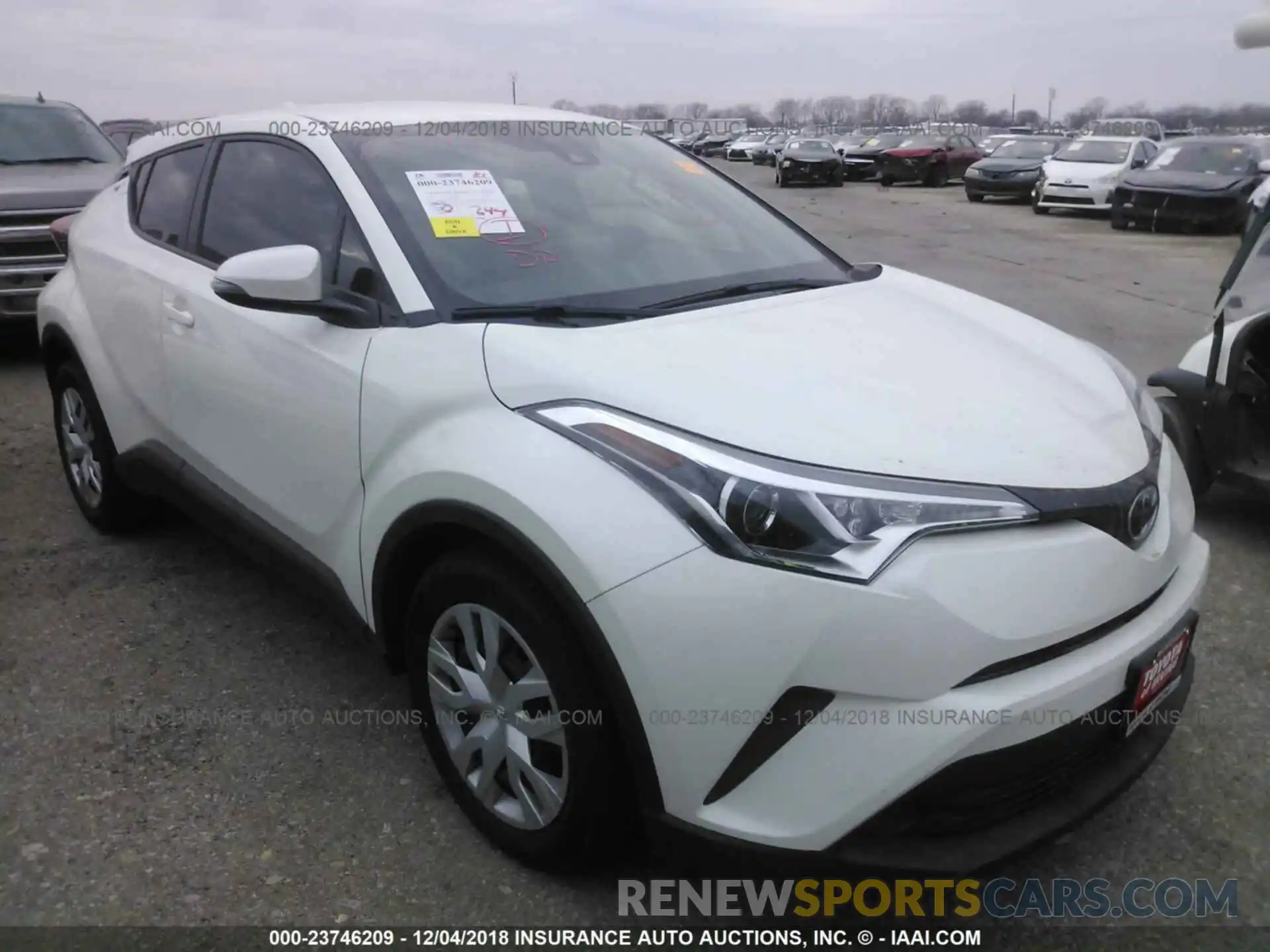 1 Photograph of a damaged car JTNKHMBX6K1021480 TOYOTA C-HR 2019