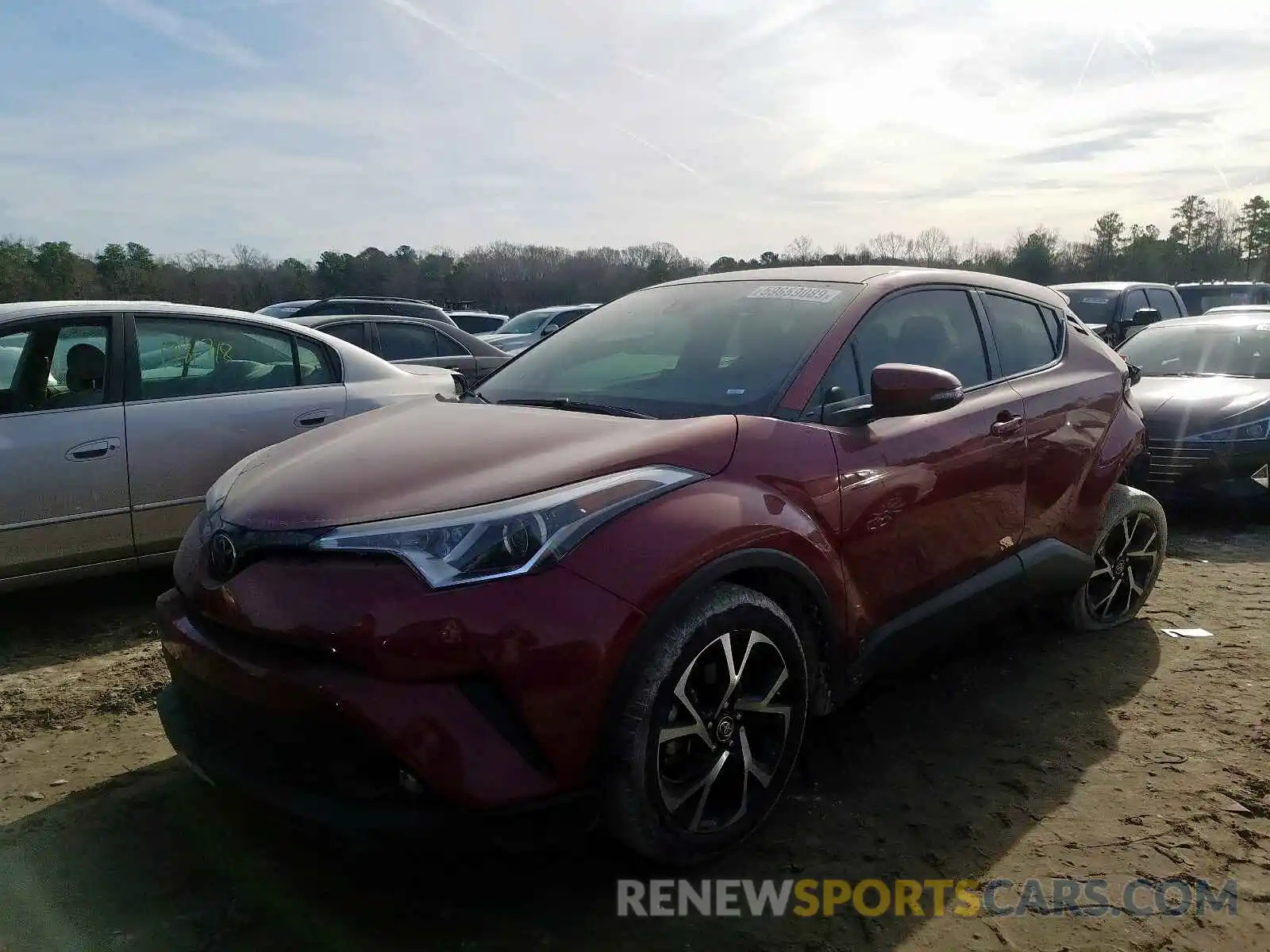 2 Photograph of a damaged car JTNKHMBX6K1021589 TOYOTA C-HR 2019