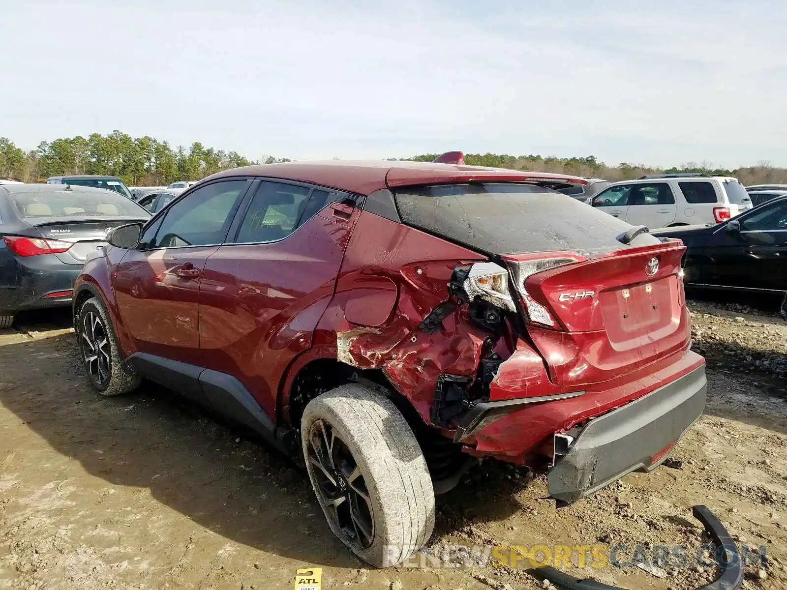 3 Photograph of a damaged car JTNKHMBX6K1021589 TOYOTA C-HR 2019