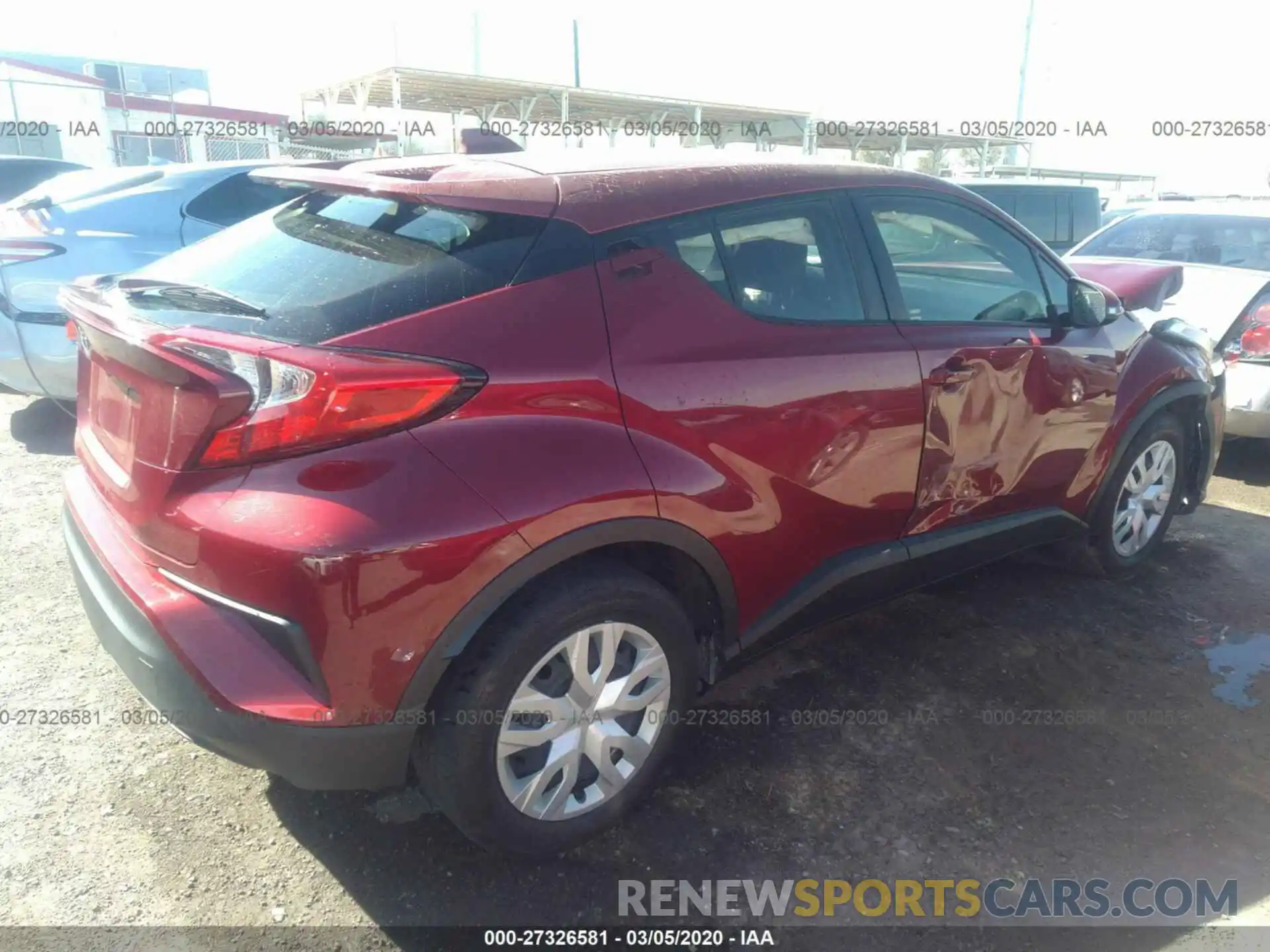 4 Photograph of a damaged car JTNKHMBX6K1021642 TOYOTA C-HR 2019