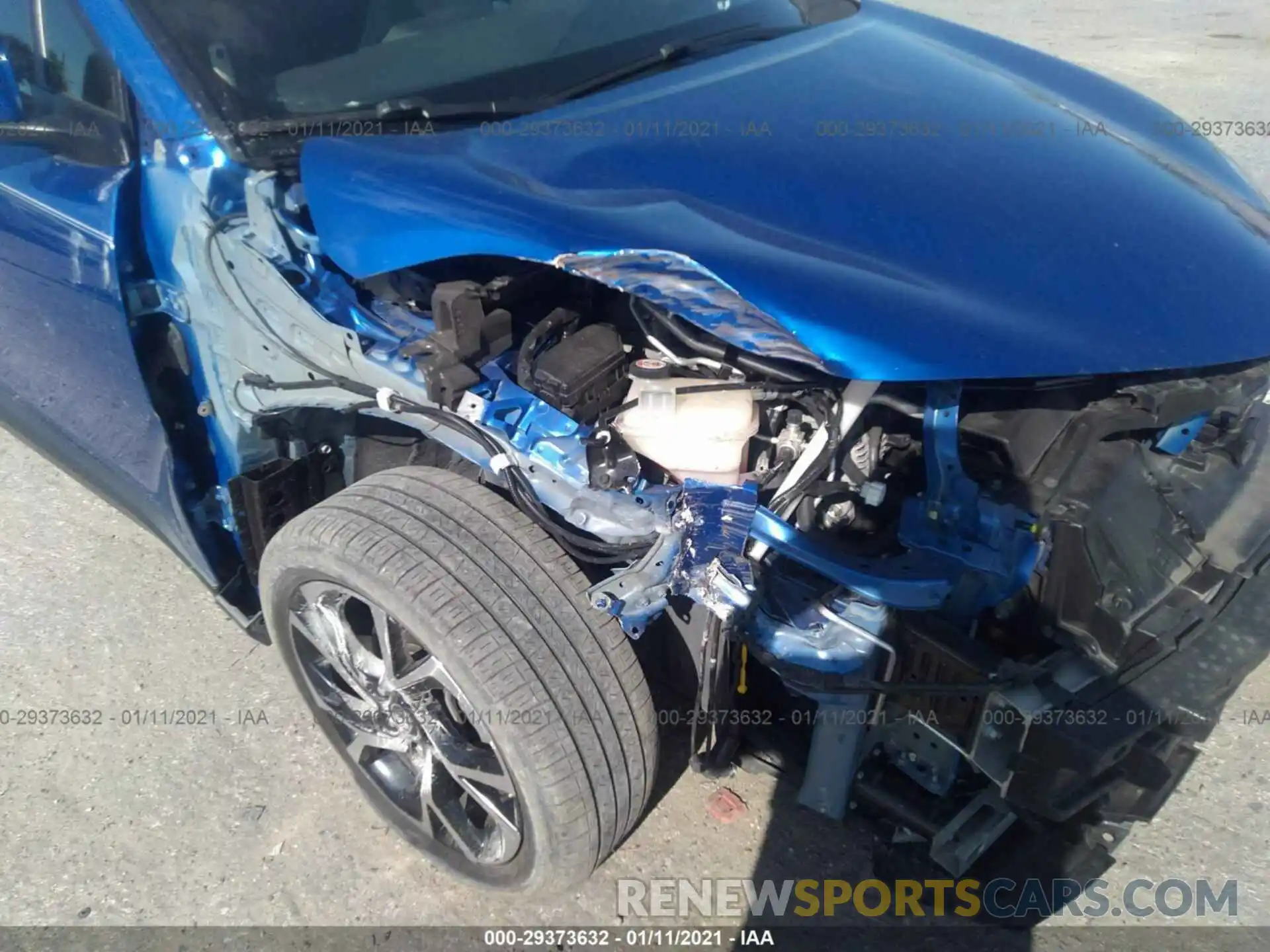 6 Photograph of a damaged car JTNKHMBX6K1021687 TOYOTA C-HR 2019