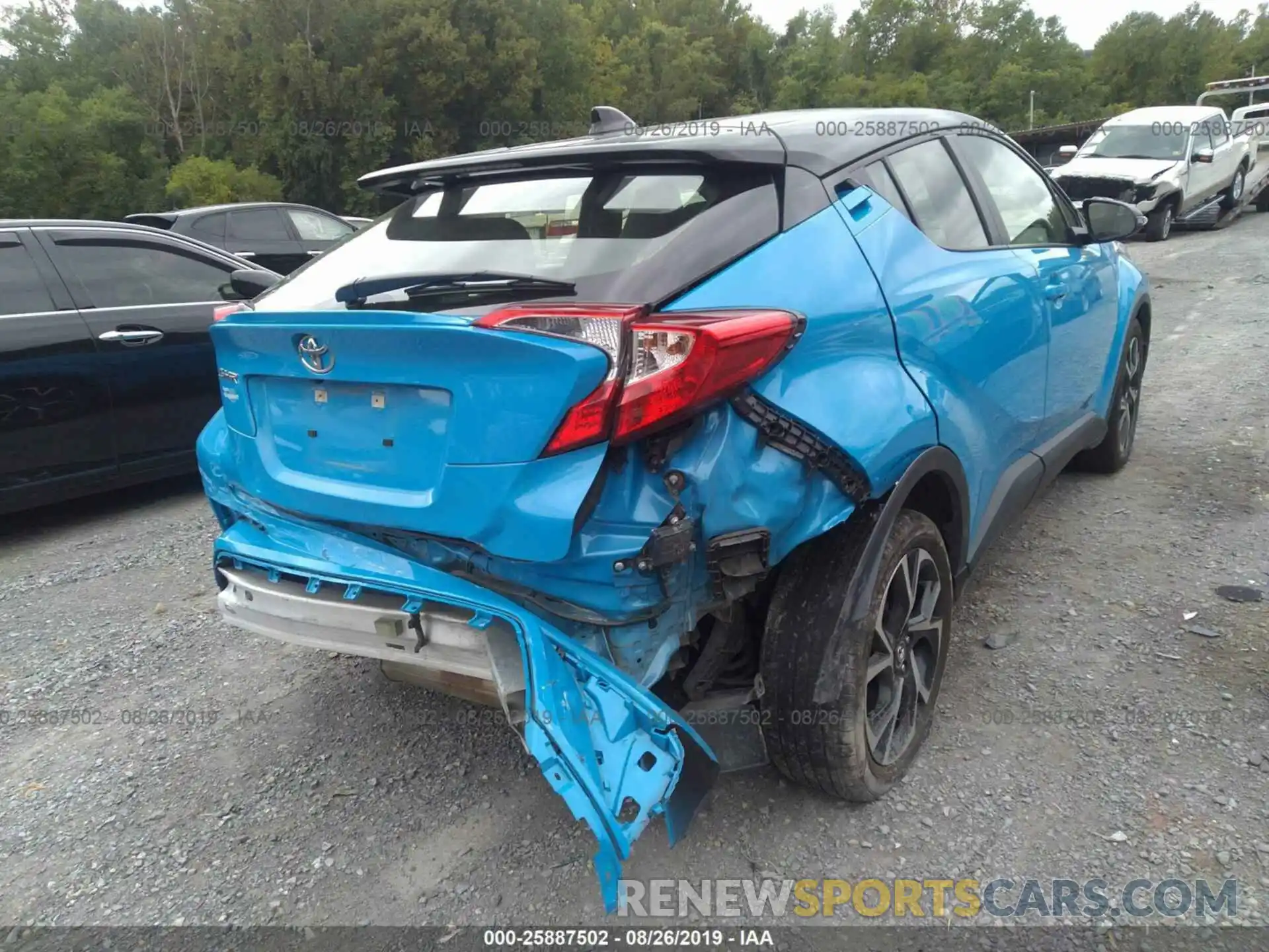 6 Фотография поврежденного автомобиля JTNKHMBX6K1022032 TOYOTA C-HR 2019