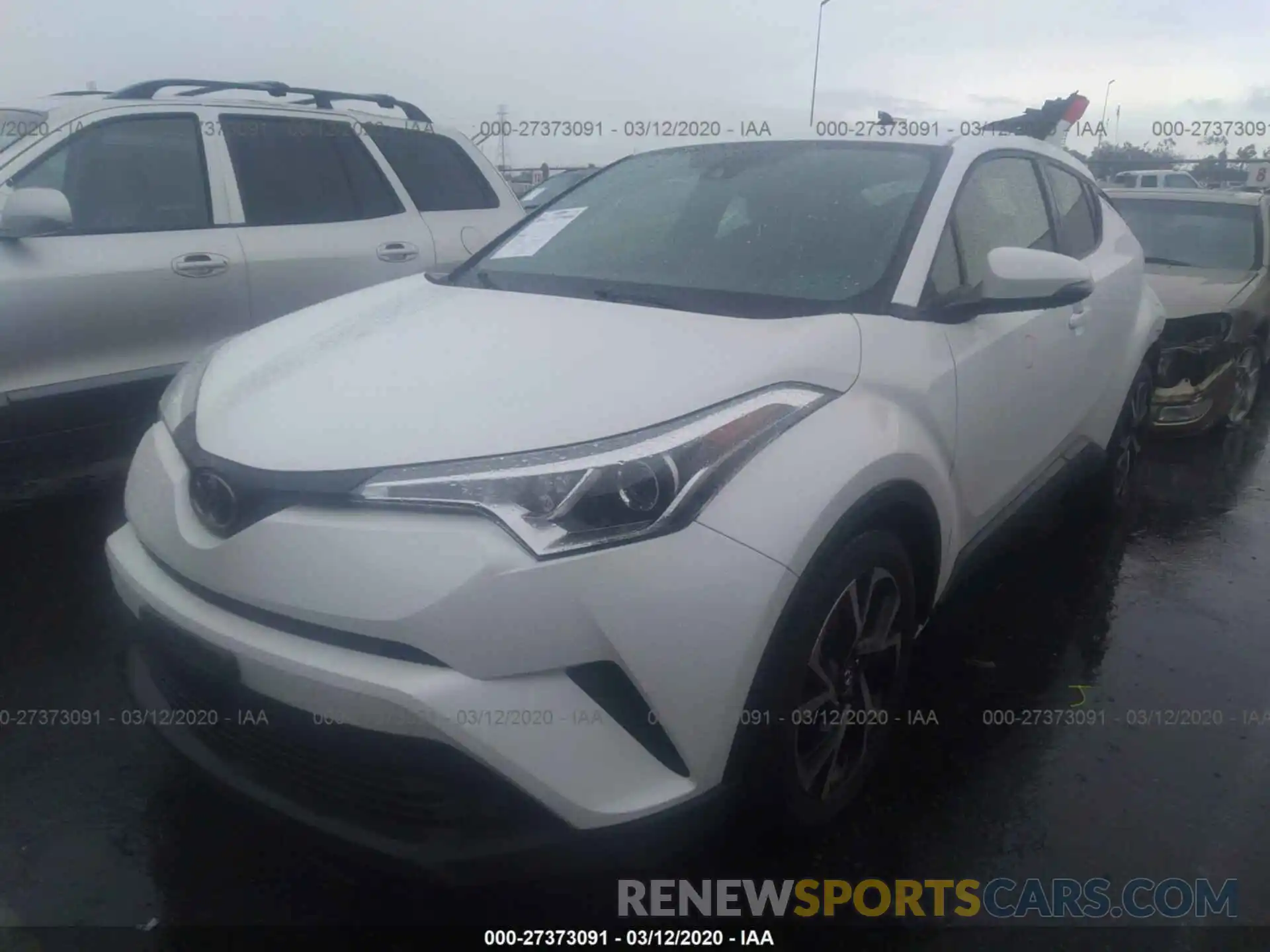 2 Photograph of a damaged car JTNKHMBX6K1022936 TOYOTA C-HR 2019