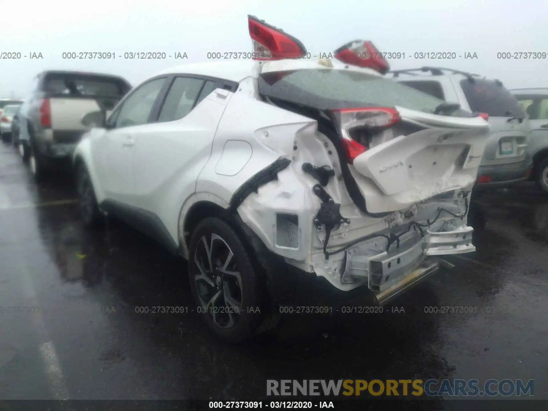 3 Photograph of a damaged car JTNKHMBX6K1022936 TOYOTA C-HR 2019