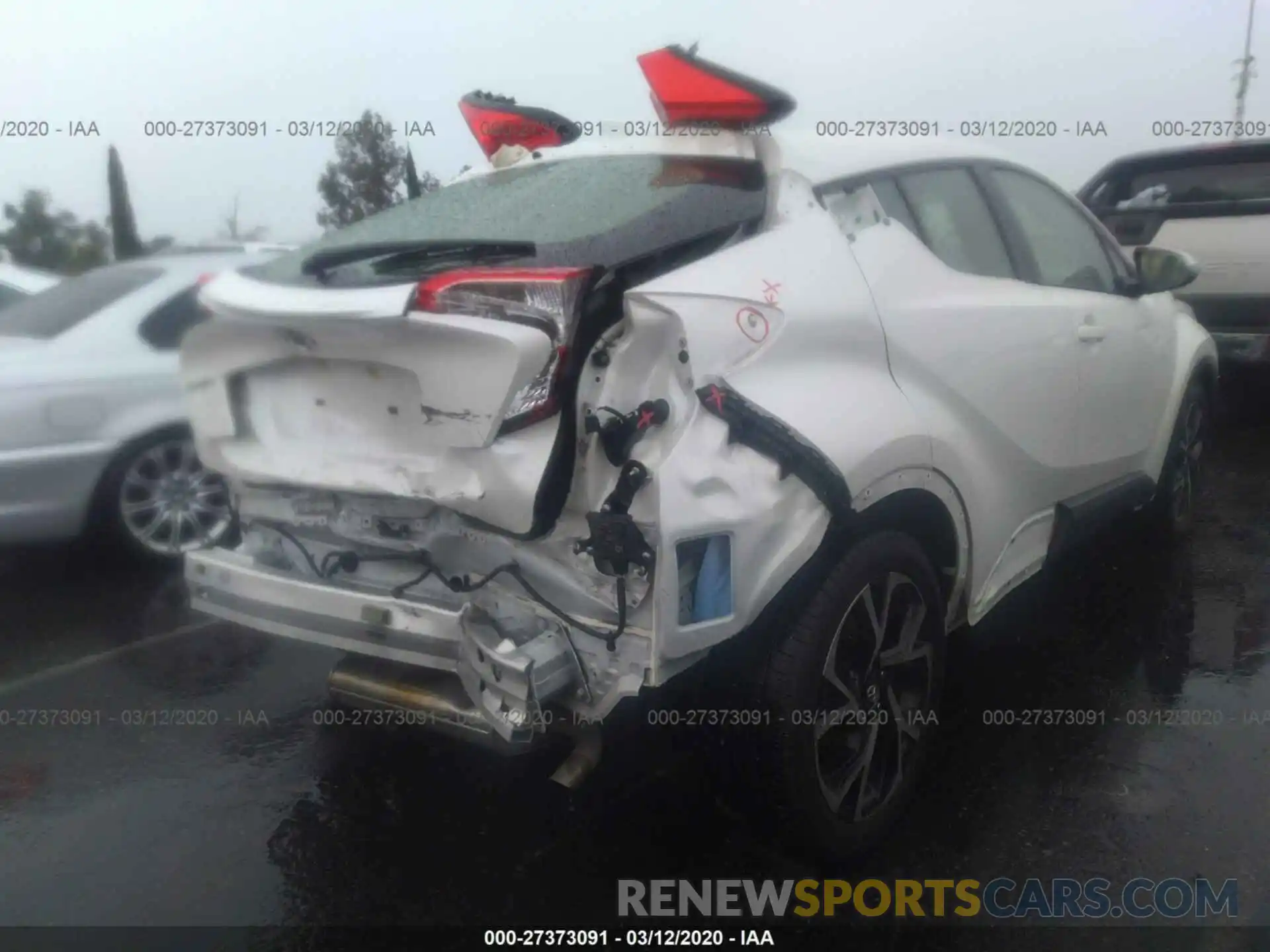 4 Photograph of a damaged car JTNKHMBX6K1022936 TOYOTA C-HR 2019