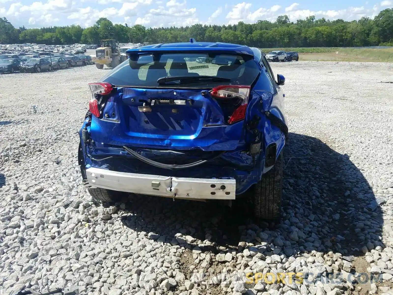 9 Photograph of a damaged car JTNKHMBX6K1022970 TOYOTA C-HR 2019