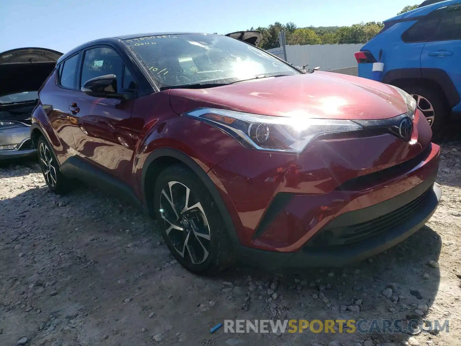 1 Photograph of a damaged car JTNKHMBX6K1023357 TOYOTA C-HR 2019