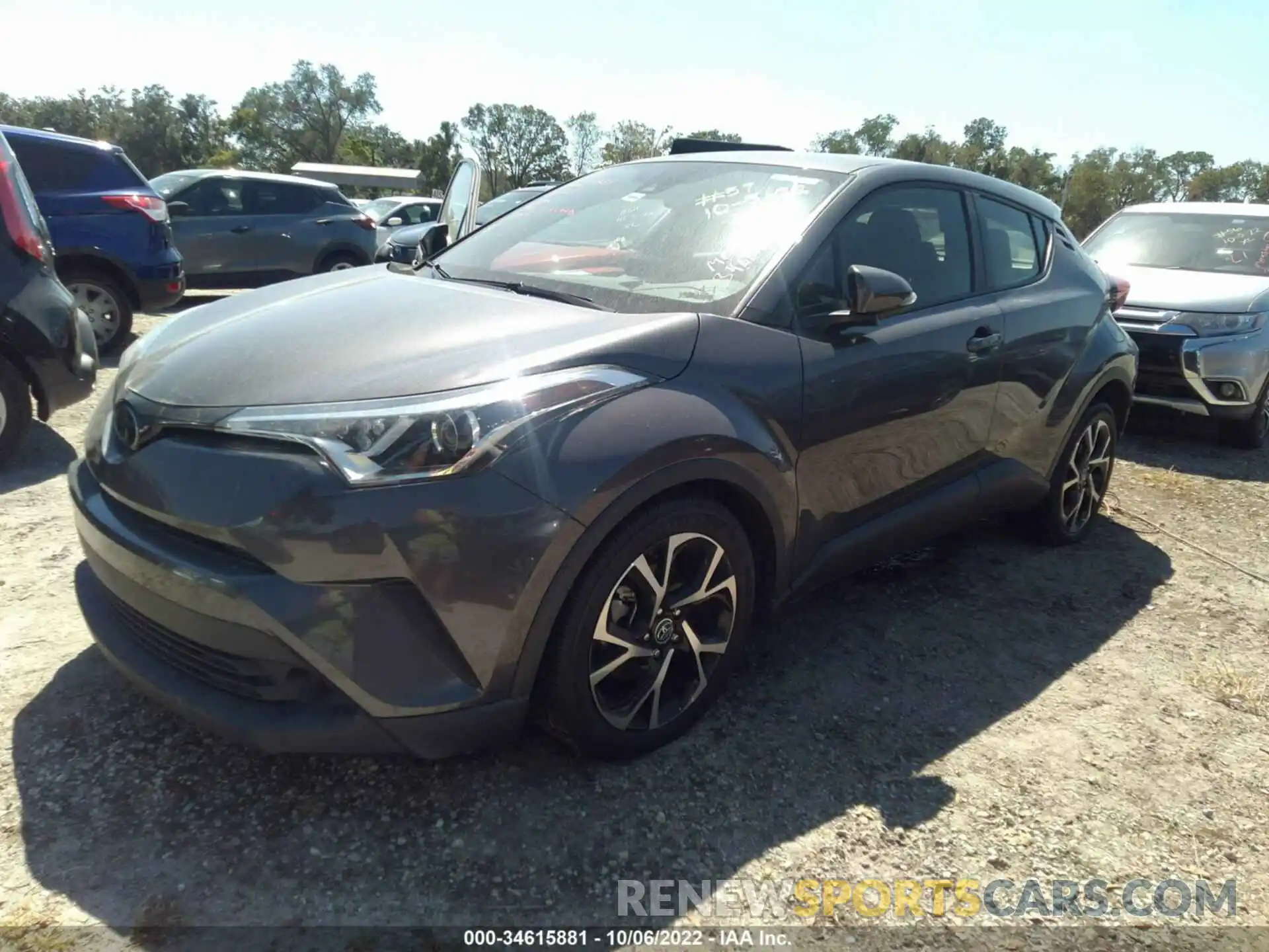 2 Фотография поврежденного автомобиля JTNKHMBX6K1023360 TOYOTA C-HR 2019