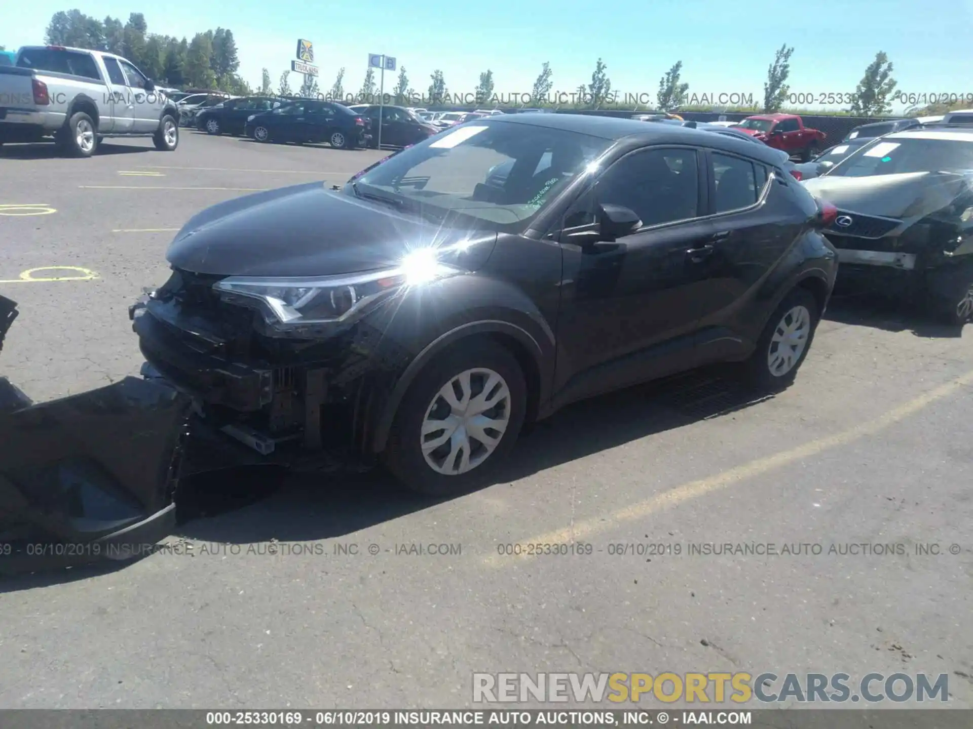 2 Photograph of a damaged car JTNKHMBX6K1023536 TOYOTA C-HR 2019