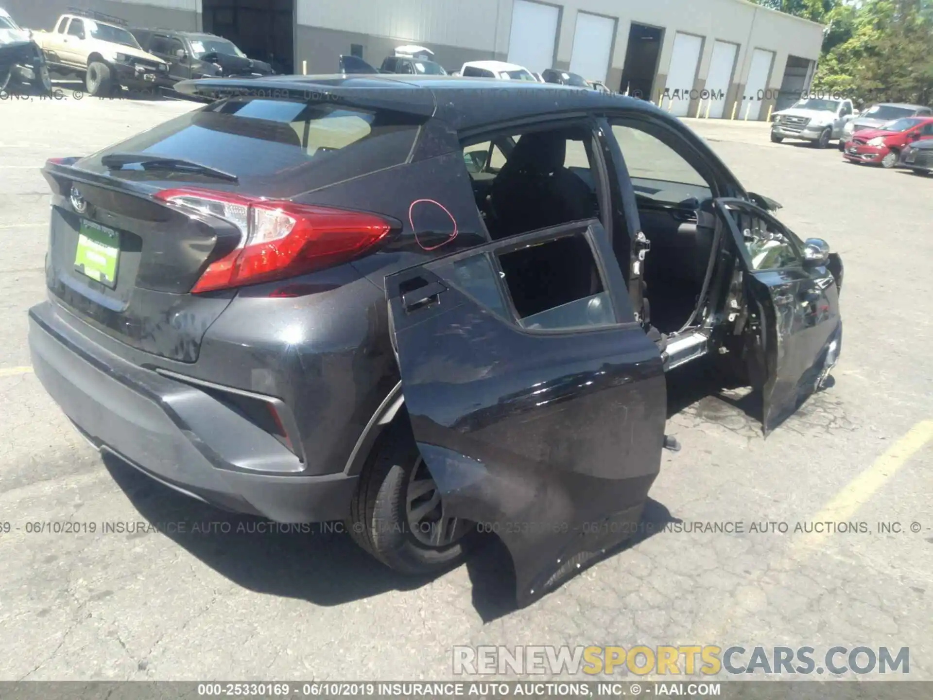 4 Photograph of a damaged car JTNKHMBX6K1023536 TOYOTA C-HR 2019