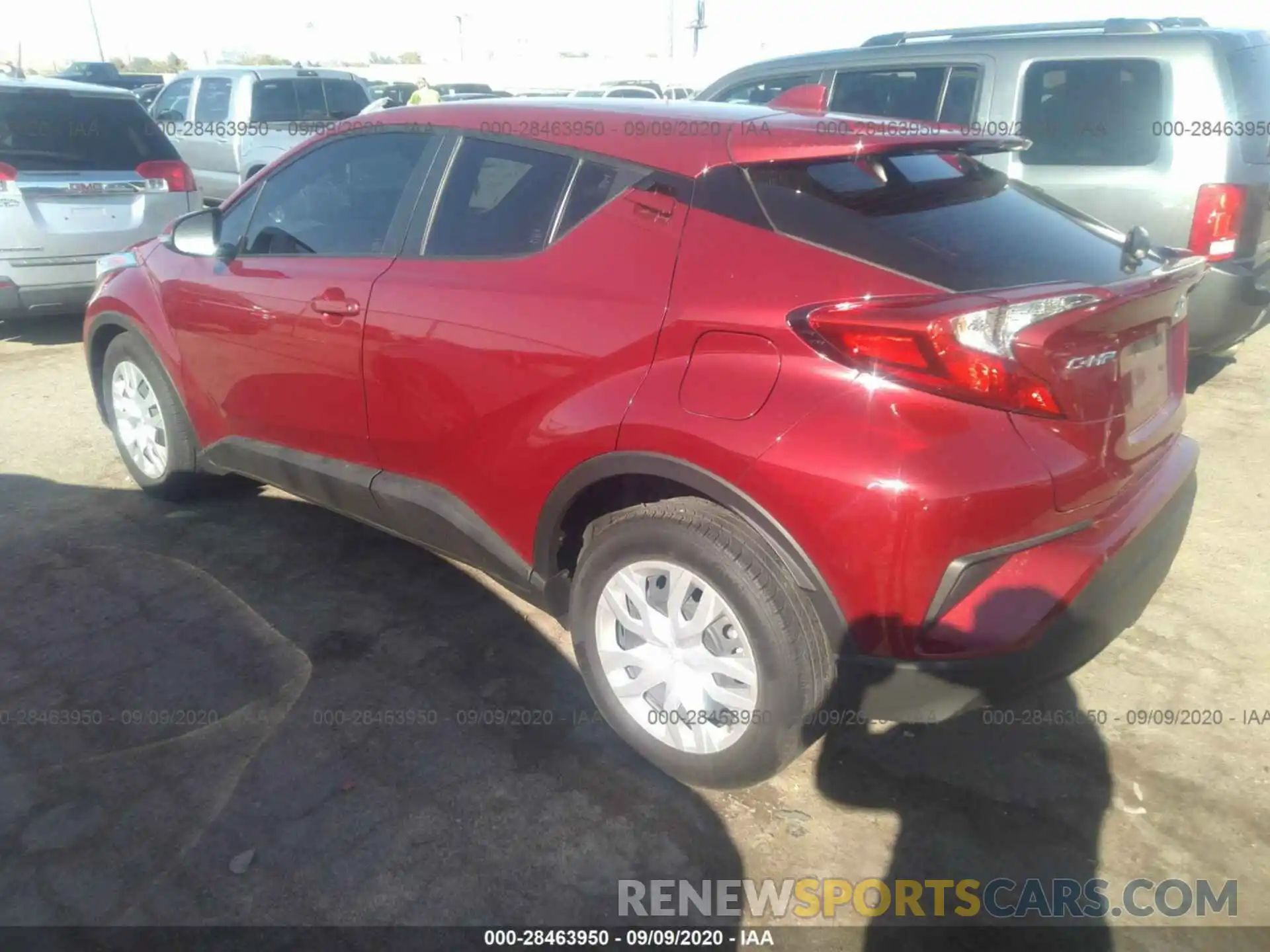 3 Photograph of a damaged car JTNKHMBX6K1024878 TOYOTA C-HR 2019