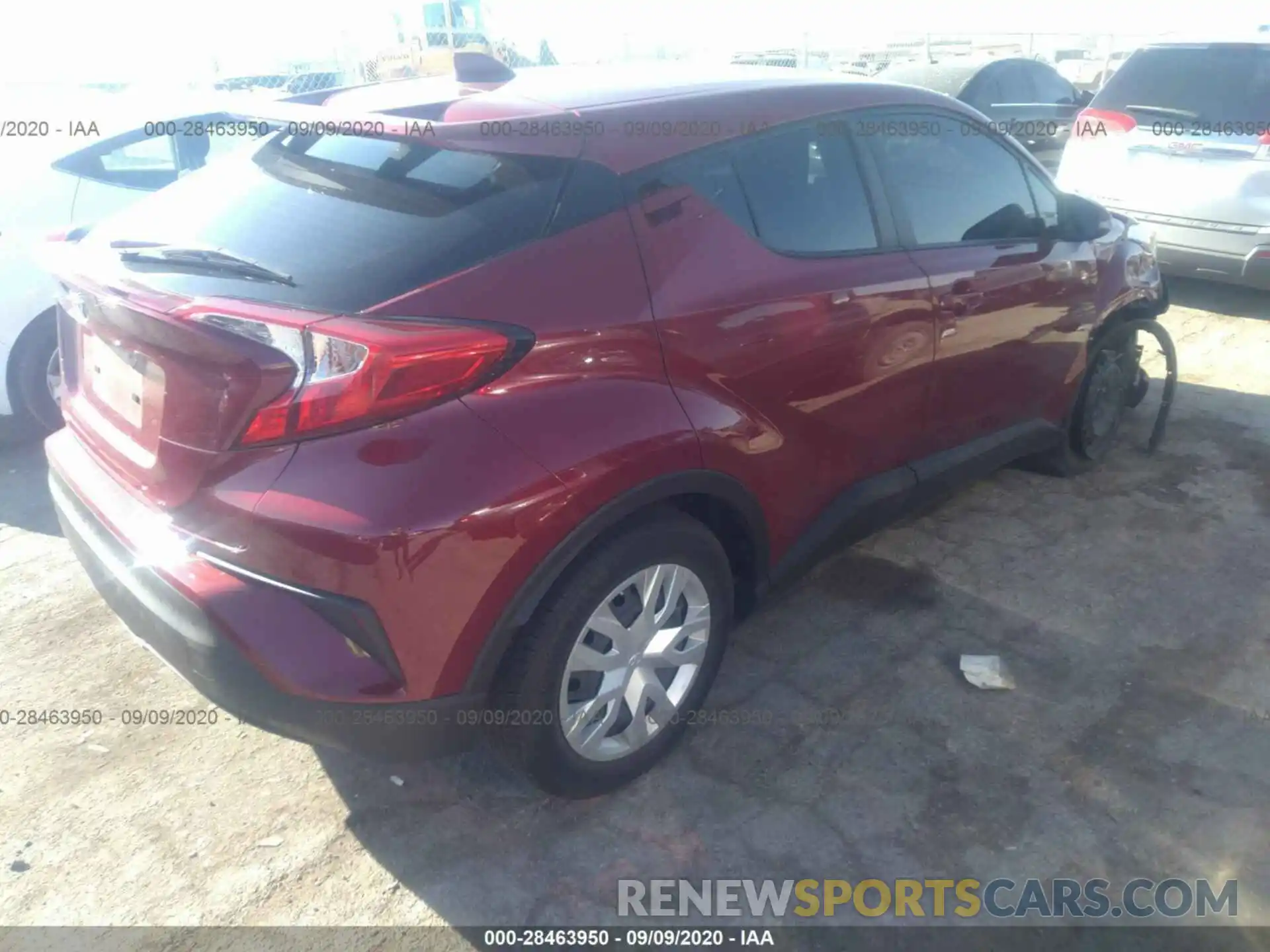 4 Photograph of a damaged car JTNKHMBX6K1024878 TOYOTA C-HR 2019