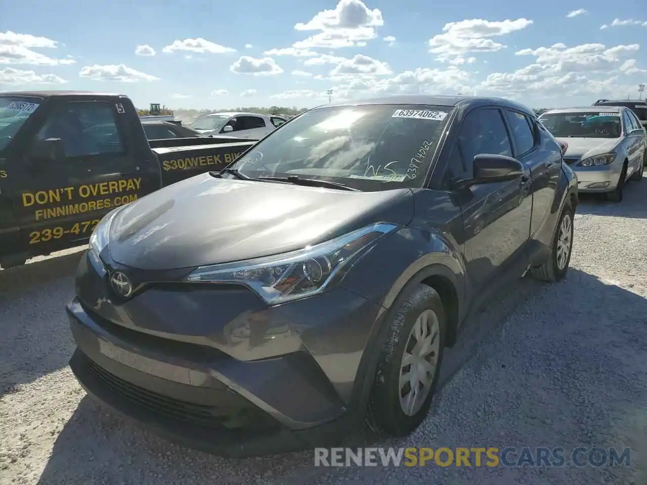 2 Photograph of a damaged car JTNKHMBX6K1024881 TOYOTA C-HR 2019