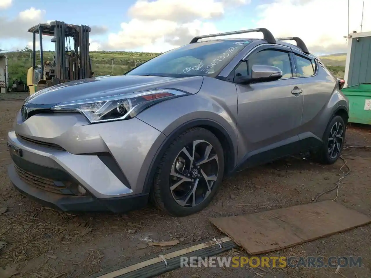 2 Photograph of a damaged car JTNKHMBX6K1025027 TOYOTA C-HR 2019