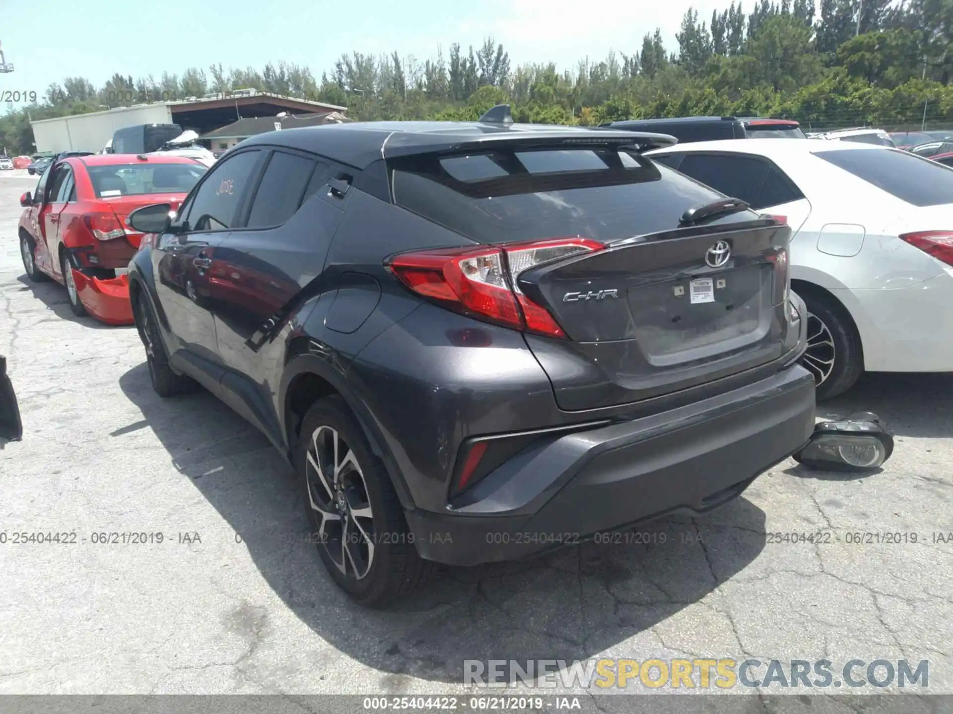 3 Photograph of a damaged car JTNKHMBX6K1025156 TOYOTA C-HR 2019