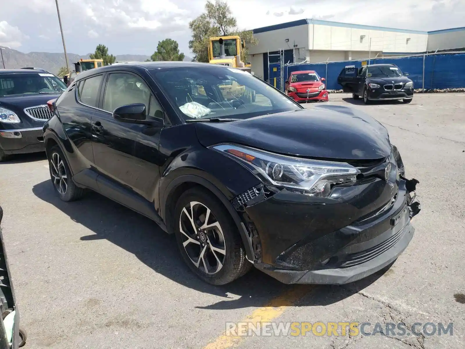 1 Photograph of a damaged car JTNKHMBX6K1025254 TOYOTA C-HR 2019