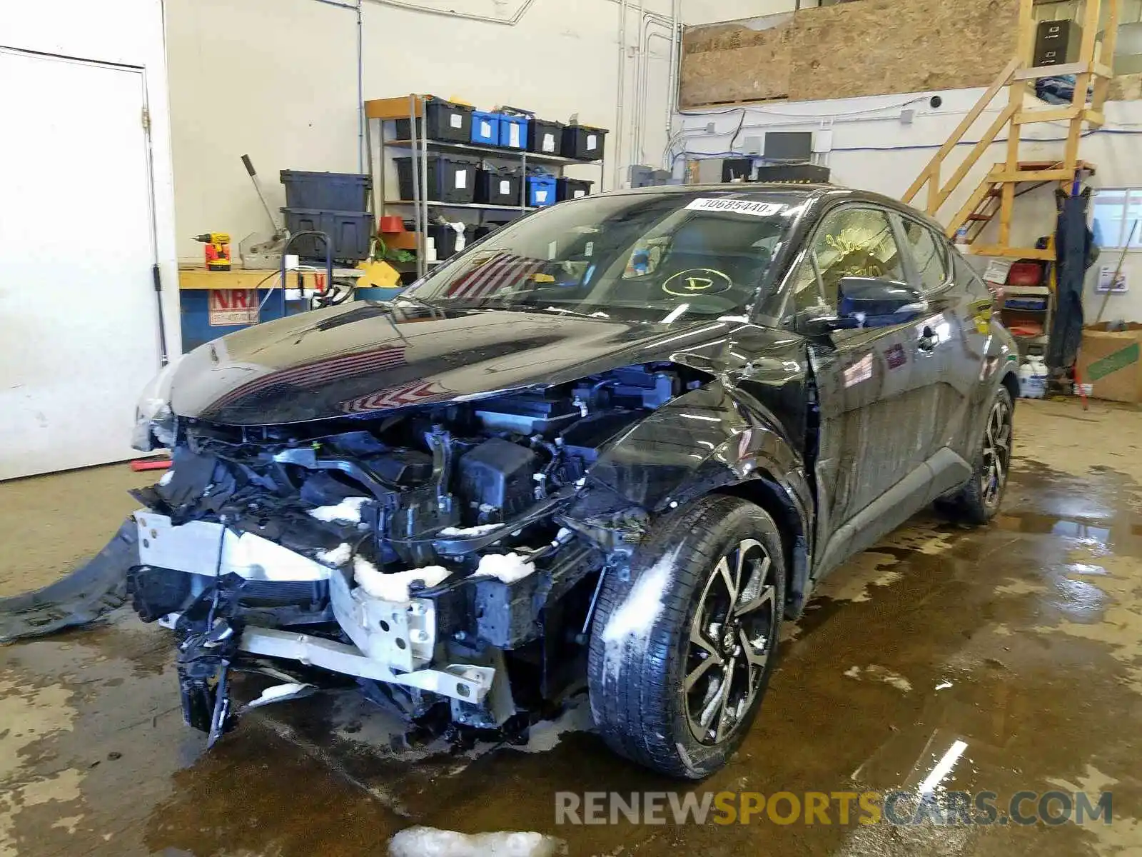 2 Photograph of a damaged car JTNKHMBX6K1025397 TOYOTA C-HR 2019