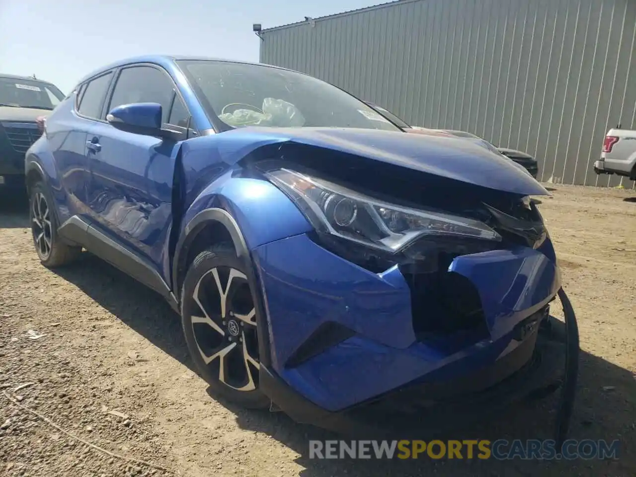 1 Photograph of a damaged car JTNKHMBX6K1026131 TOYOTA C-HR 2019