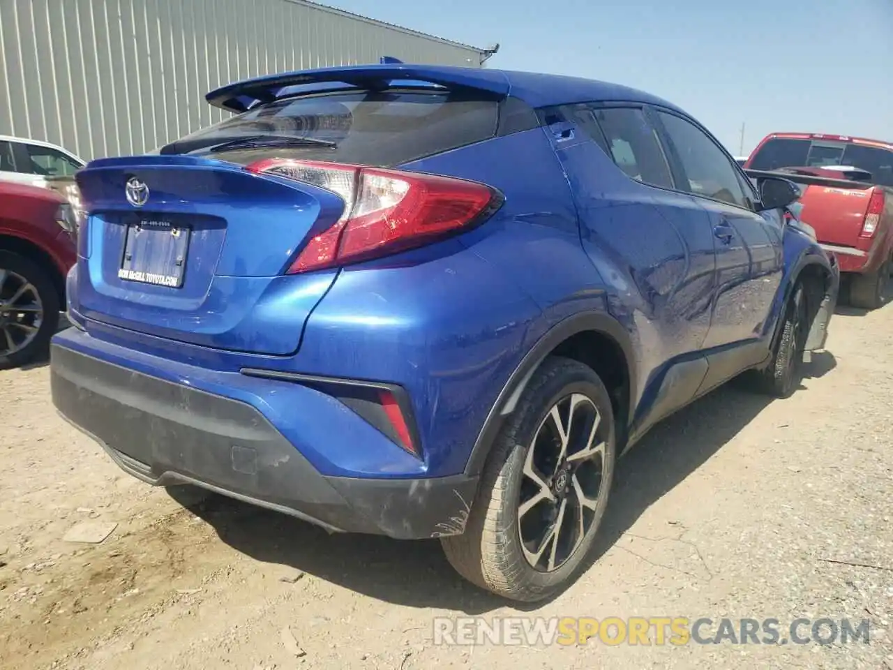 4 Photograph of a damaged car JTNKHMBX6K1026131 TOYOTA C-HR 2019