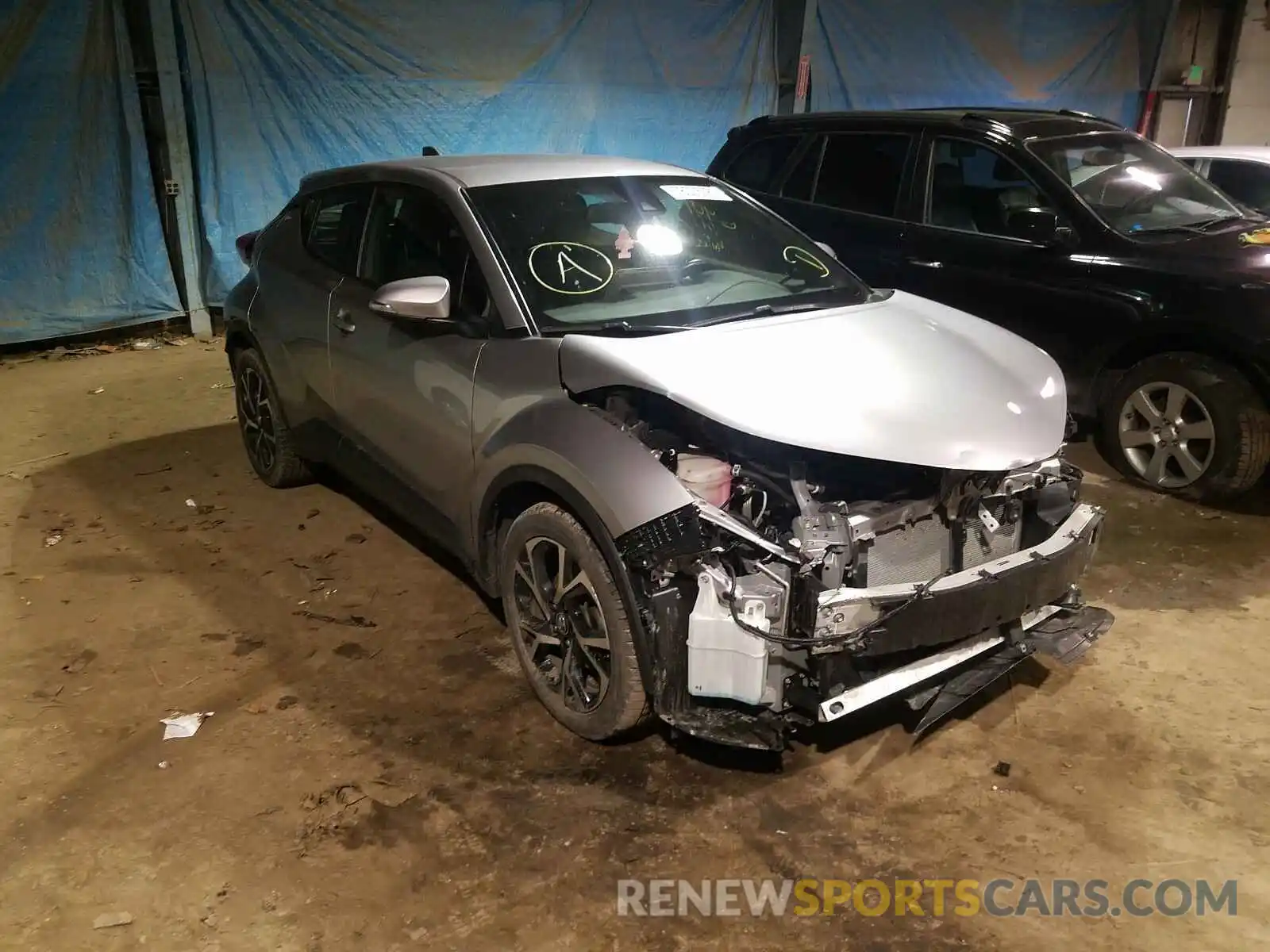 1 Photograph of a damaged car JTNKHMBX6K1026775 TOYOTA C-HR 2019