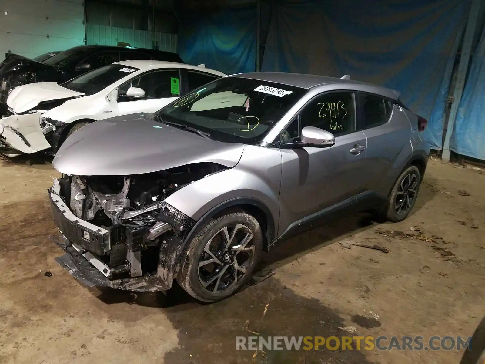 2 Photograph of a damaged car JTNKHMBX6K1026775 TOYOTA C-HR 2019