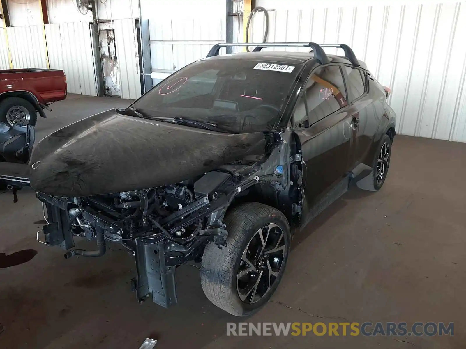 2 Photograph of a damaged car JTNKHMBX6K1029529 TOYOTA C-HR 2019