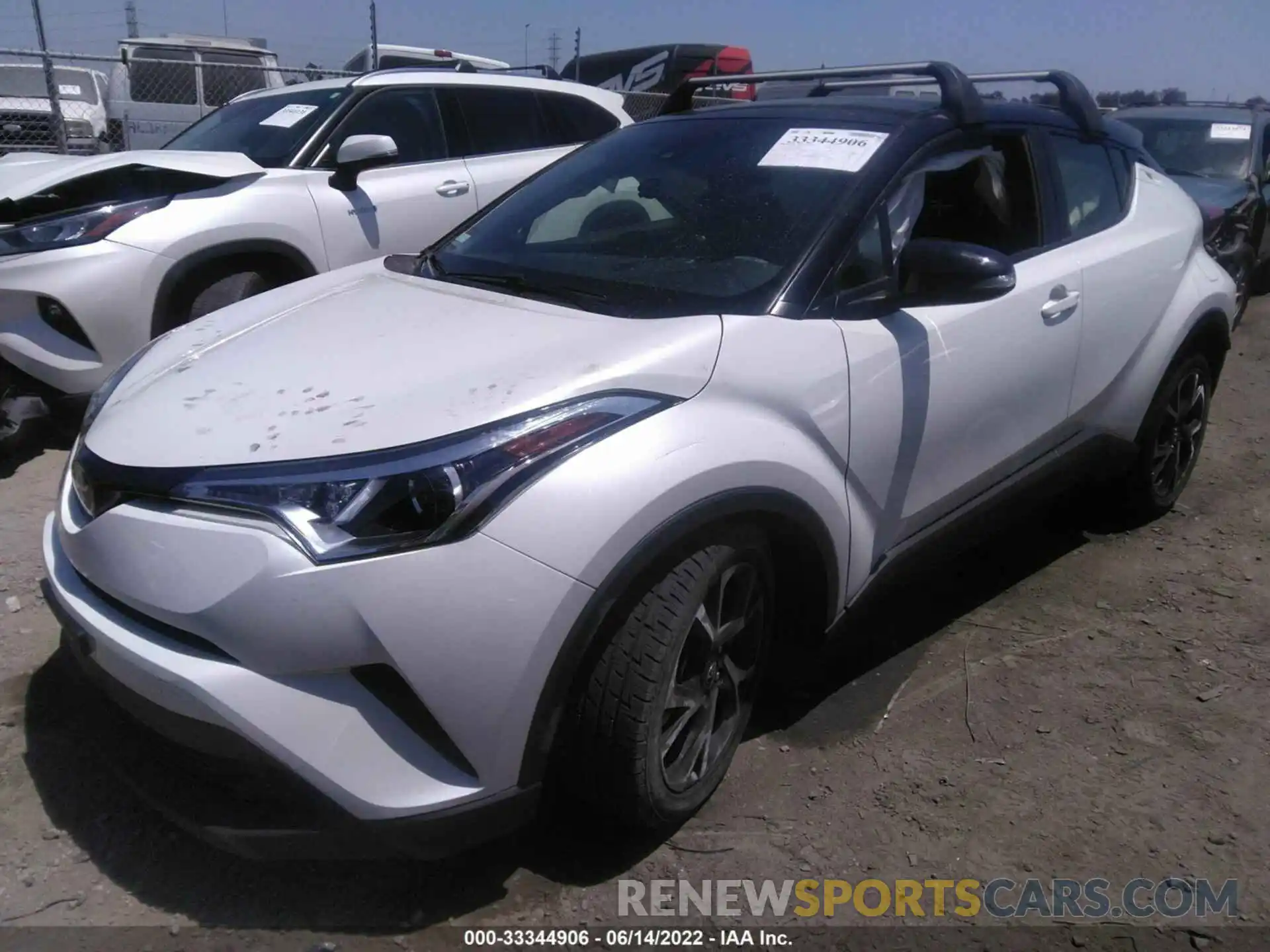 2 Photograph of a damaged car JTNKHMBX6K1031846 TOYOTA C-HR 2019