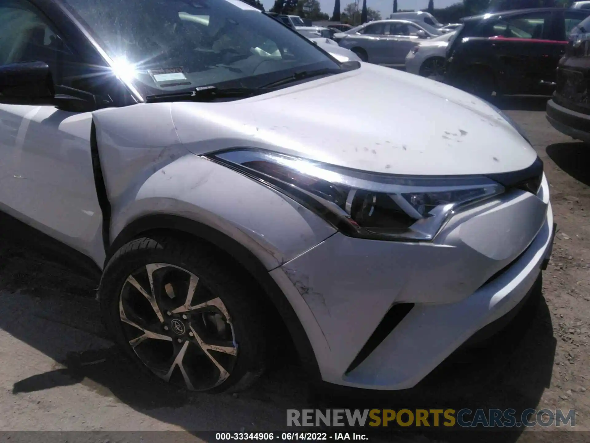 6 Photograph of a damaged car JTNKHMBX6K1031846 TOYOTA C-HR 2019