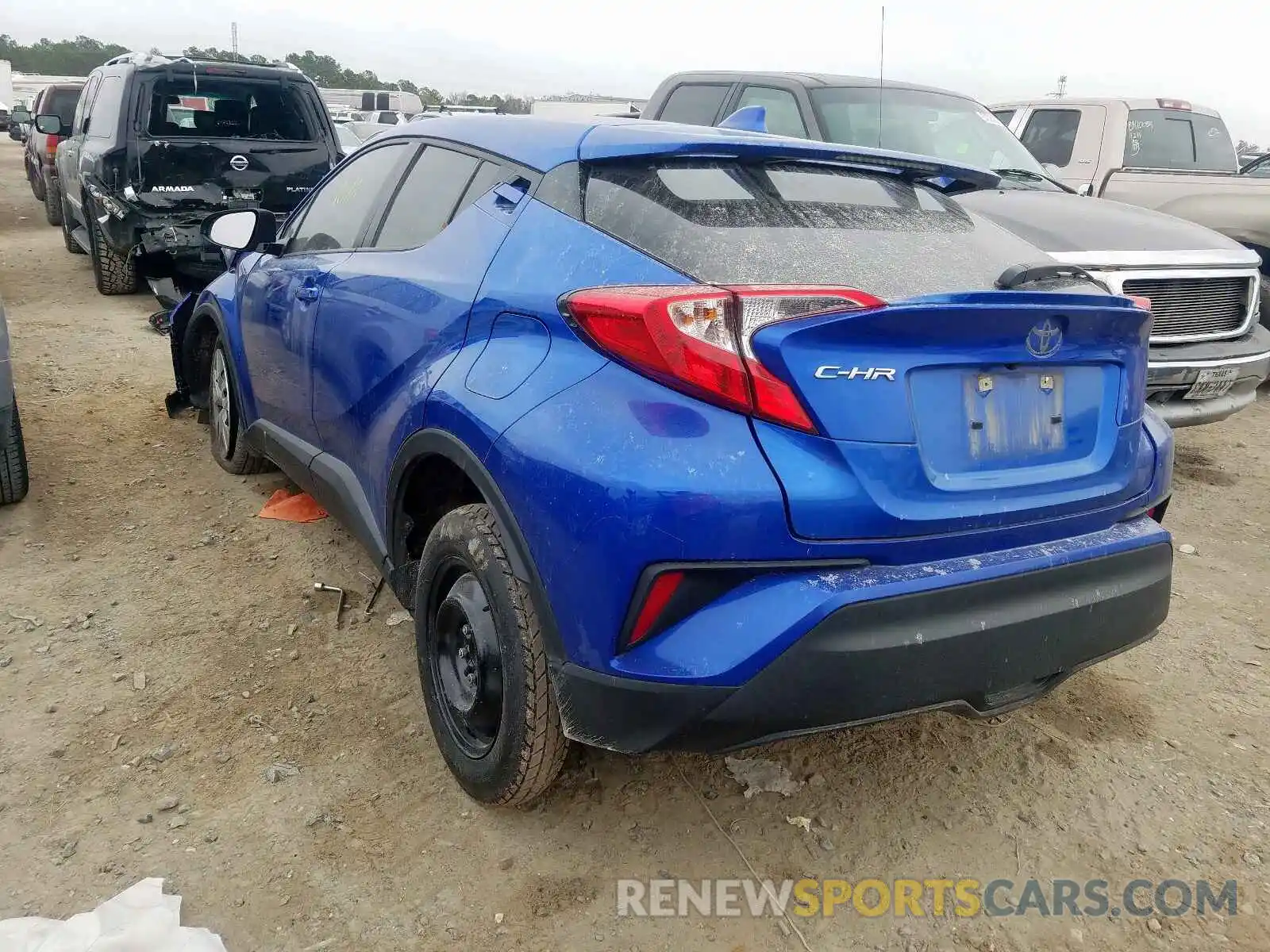 3 Photograph of a damaged car JTNKHMBX6K1032107 TOYOTA C-HR 2019