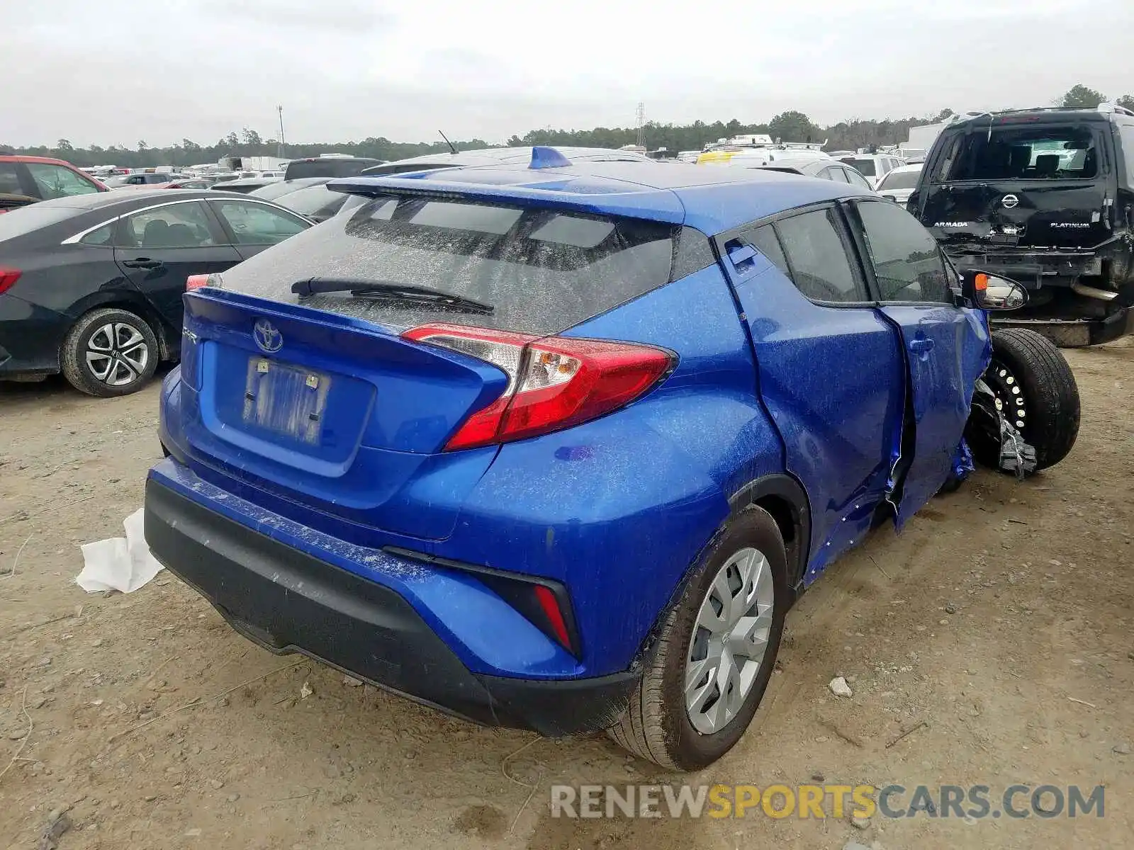 4 Photograph of a damaged car JTNKHMBX6K1032107 TOYOTA C-HR 2019