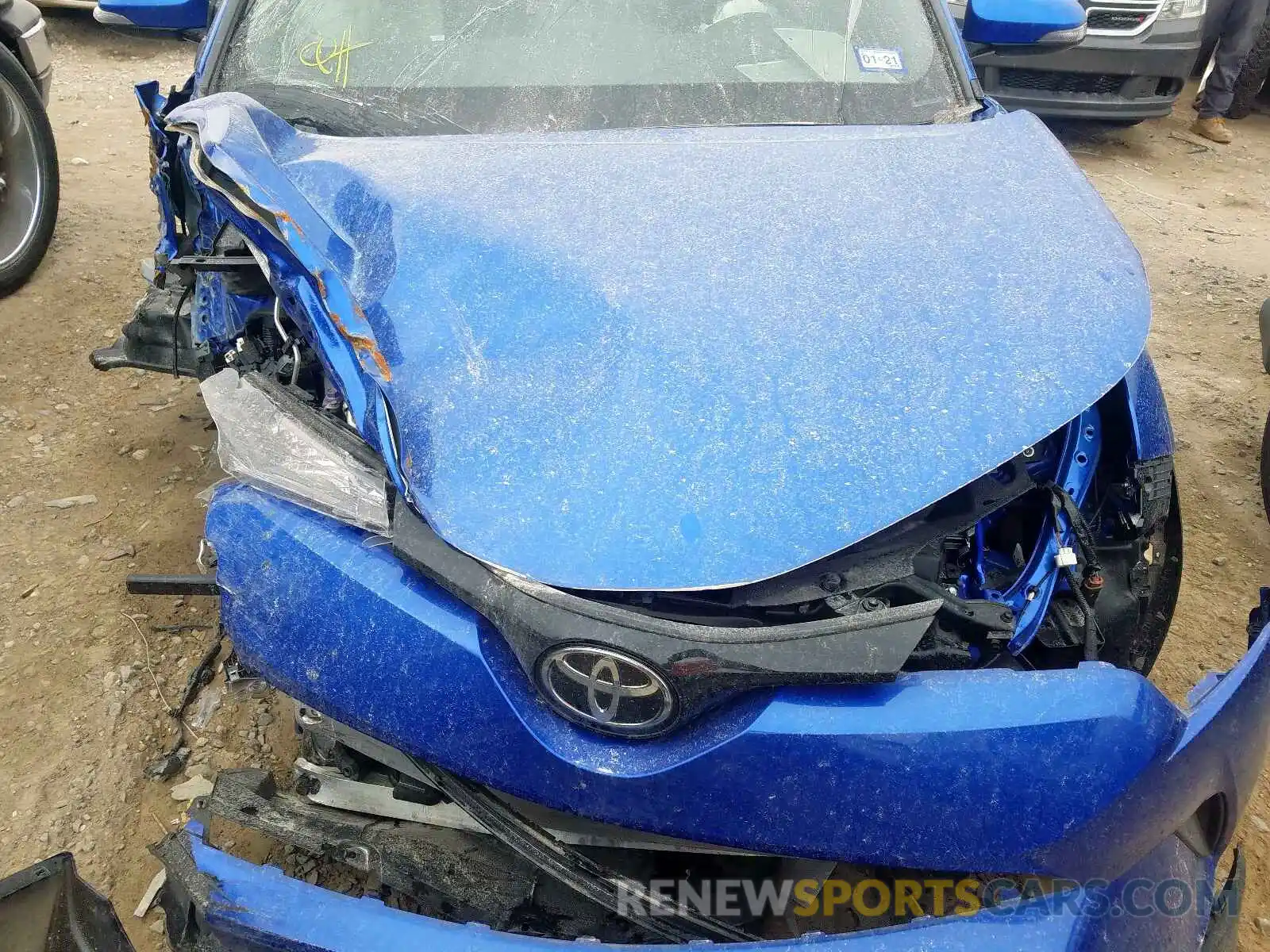 7 Photograph of a damaged car JTNKHMBX6K1032107 TOYOTA C-HR 2019