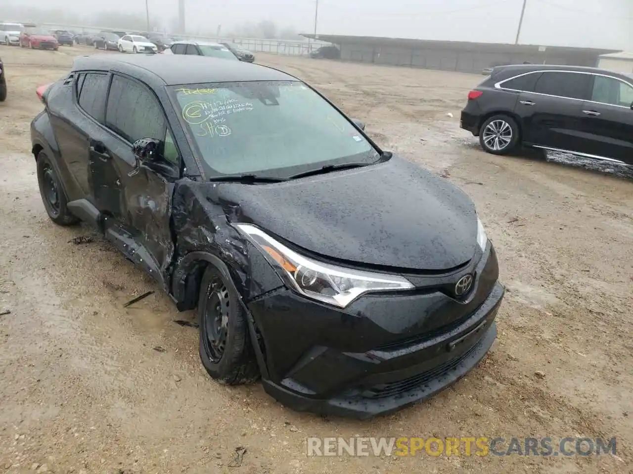 1 Photograph of a damaged car JTNKHMBX6K1032141 TOYOTA C-HR 2019